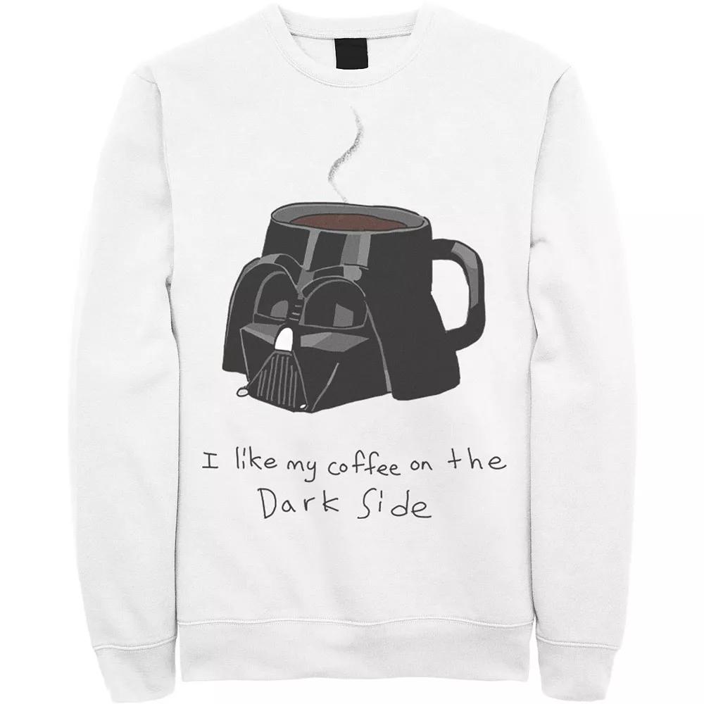 Men's Star Wars Darth Vader Mug I Like My Coffee On The Dark Side Sweatshirt,  Product Image