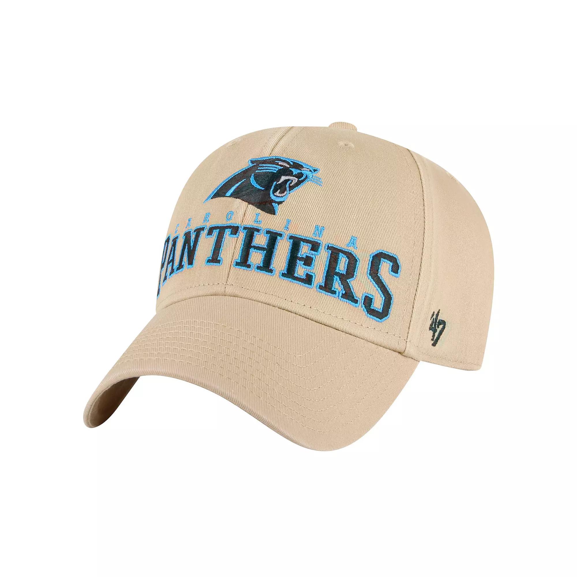 Mens 47 Khaki Carolina Panthers Powell MVP Adjustable Hat Product Image