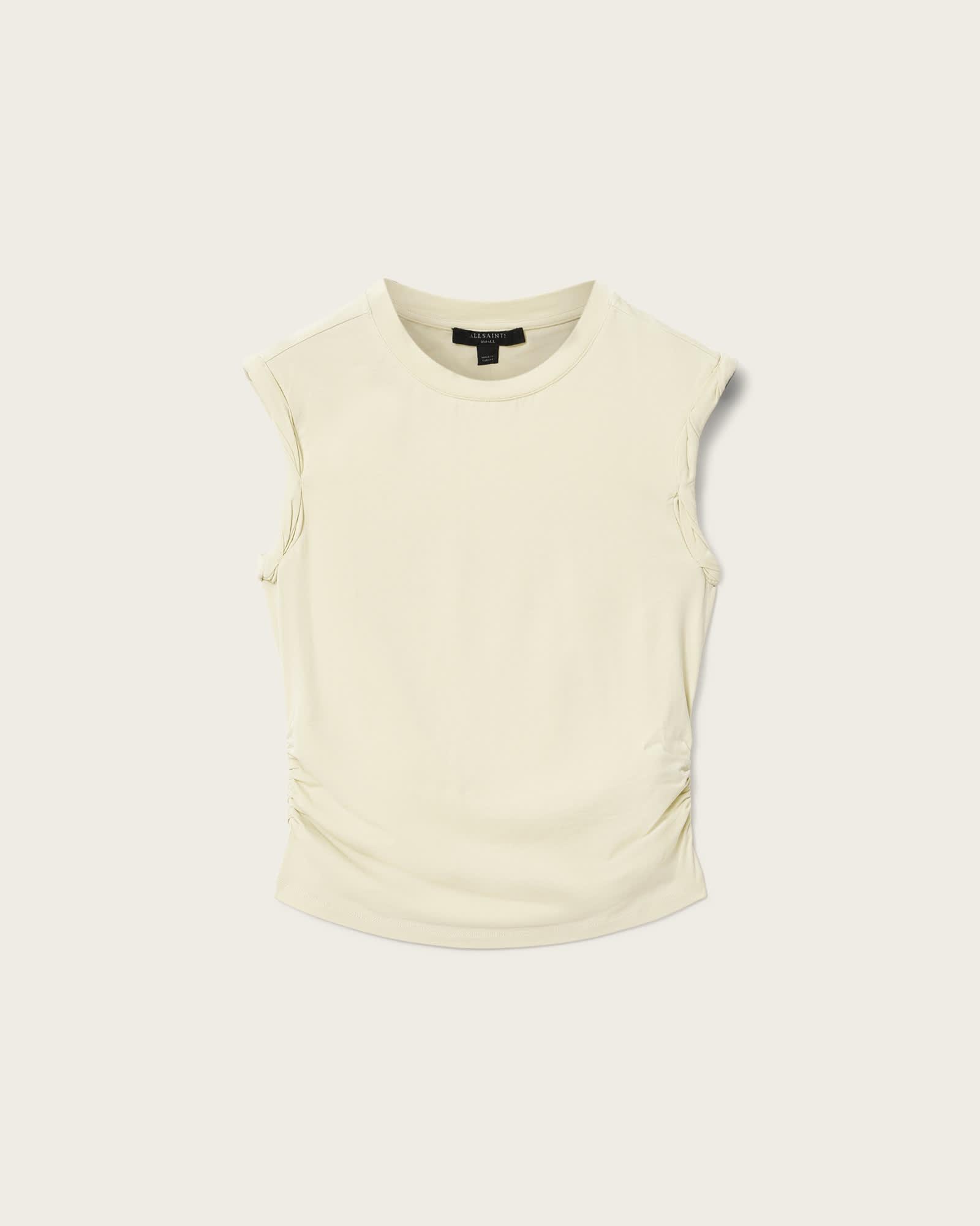 West Sleeveless Tank Top HAZE GREEN | ALLSAINTS US Product Image