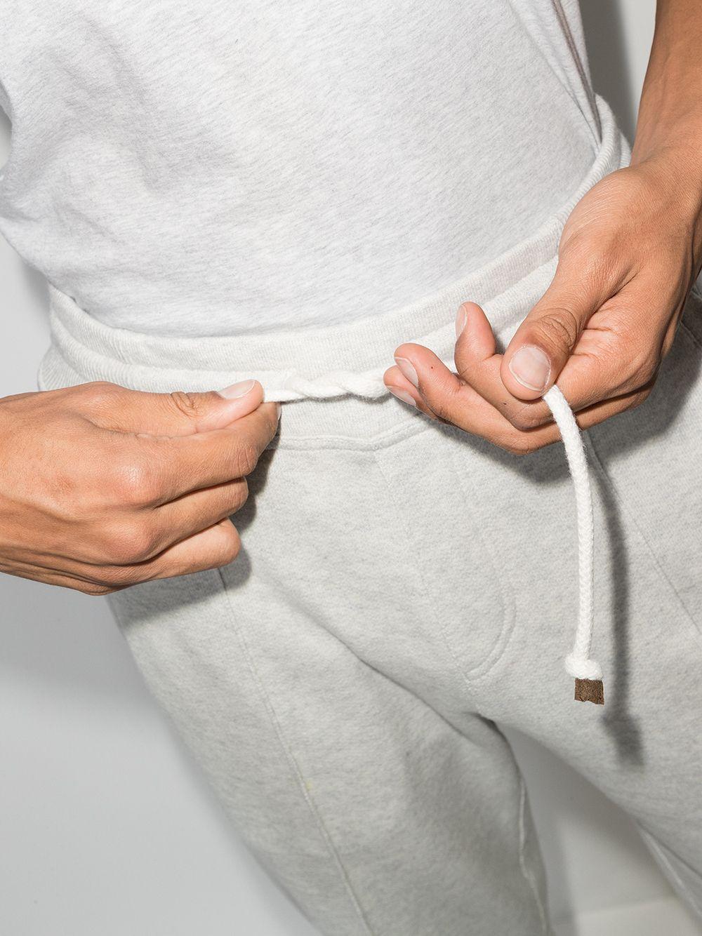 drawstring-waist tapered track pants Product Image
