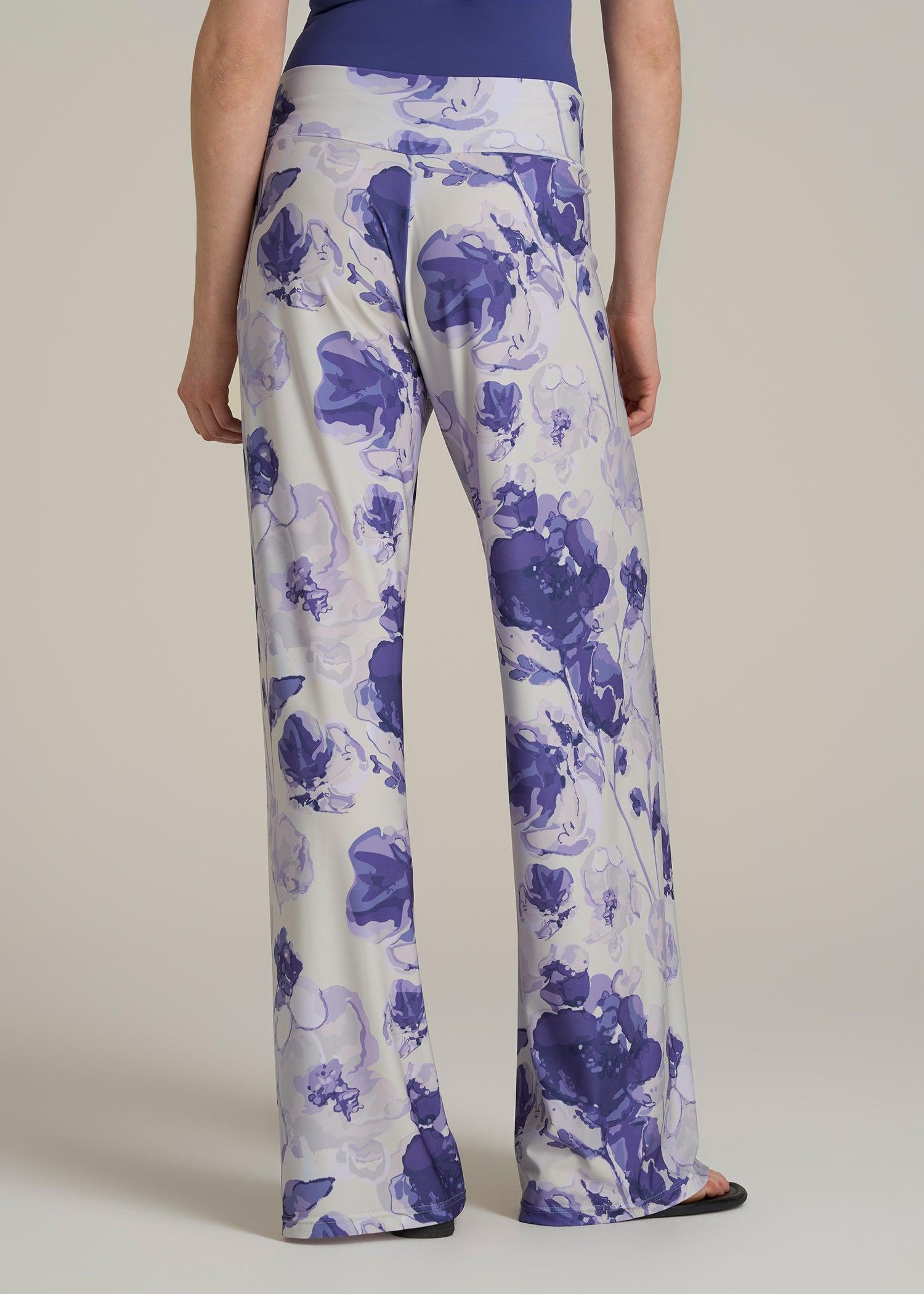 Pull On Breezy Wide Leg Pants for Tall Women in Petal Wash Female Product Image