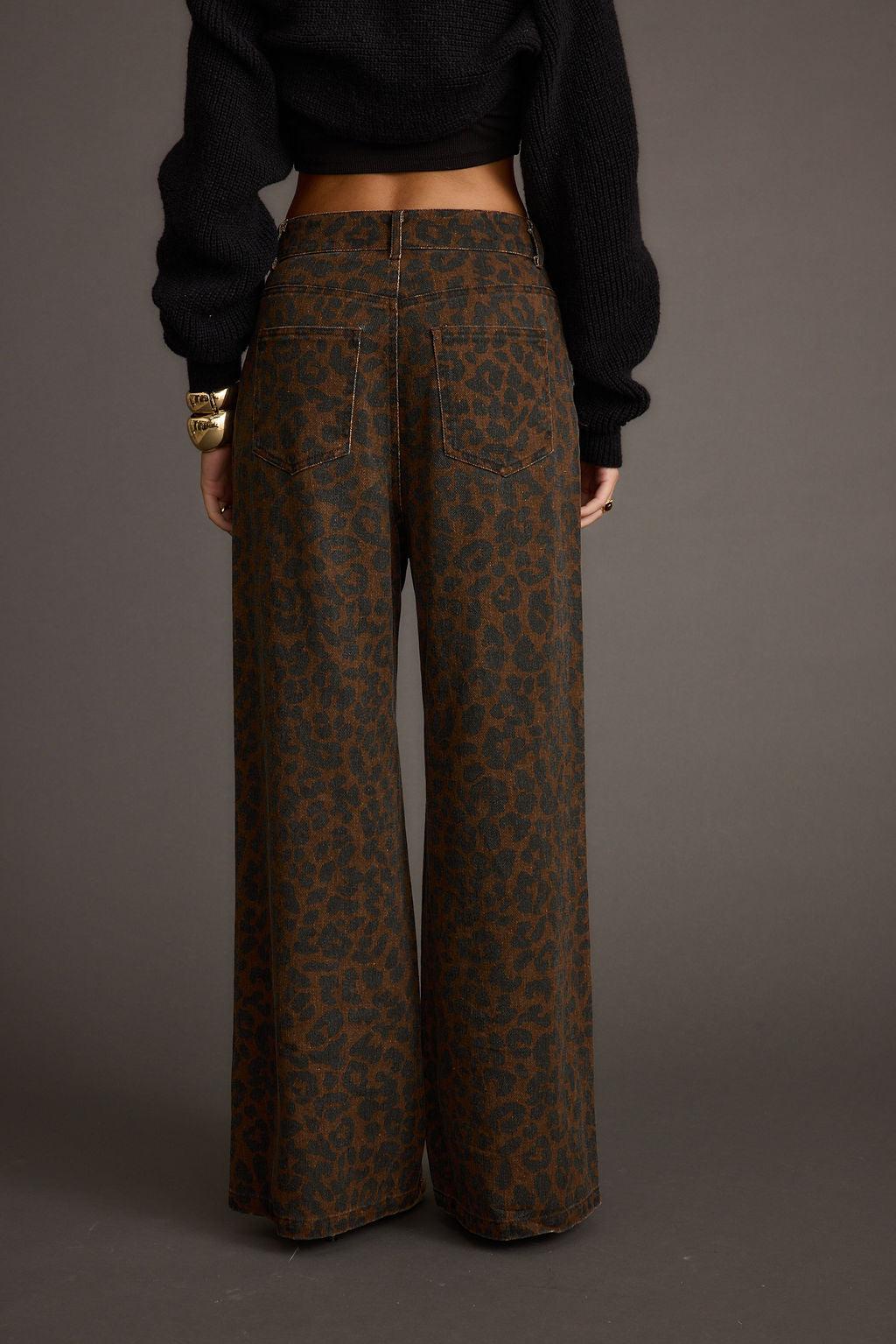 Midland Leopard Print Pant Product Image