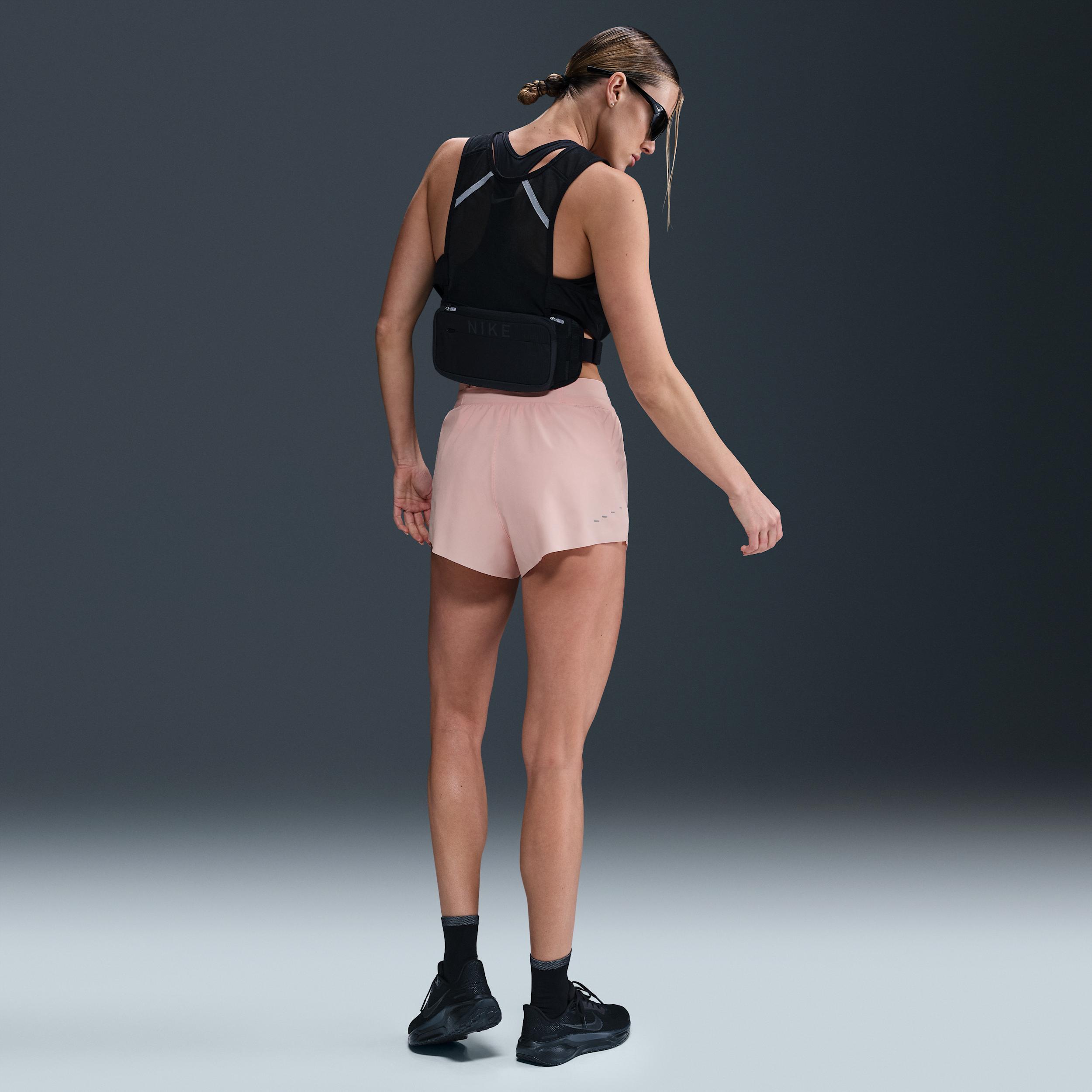 Nike Women's Swift Dri-FIT Mid-Rise 2.5" Brief-Lined Running Shorts Product Image