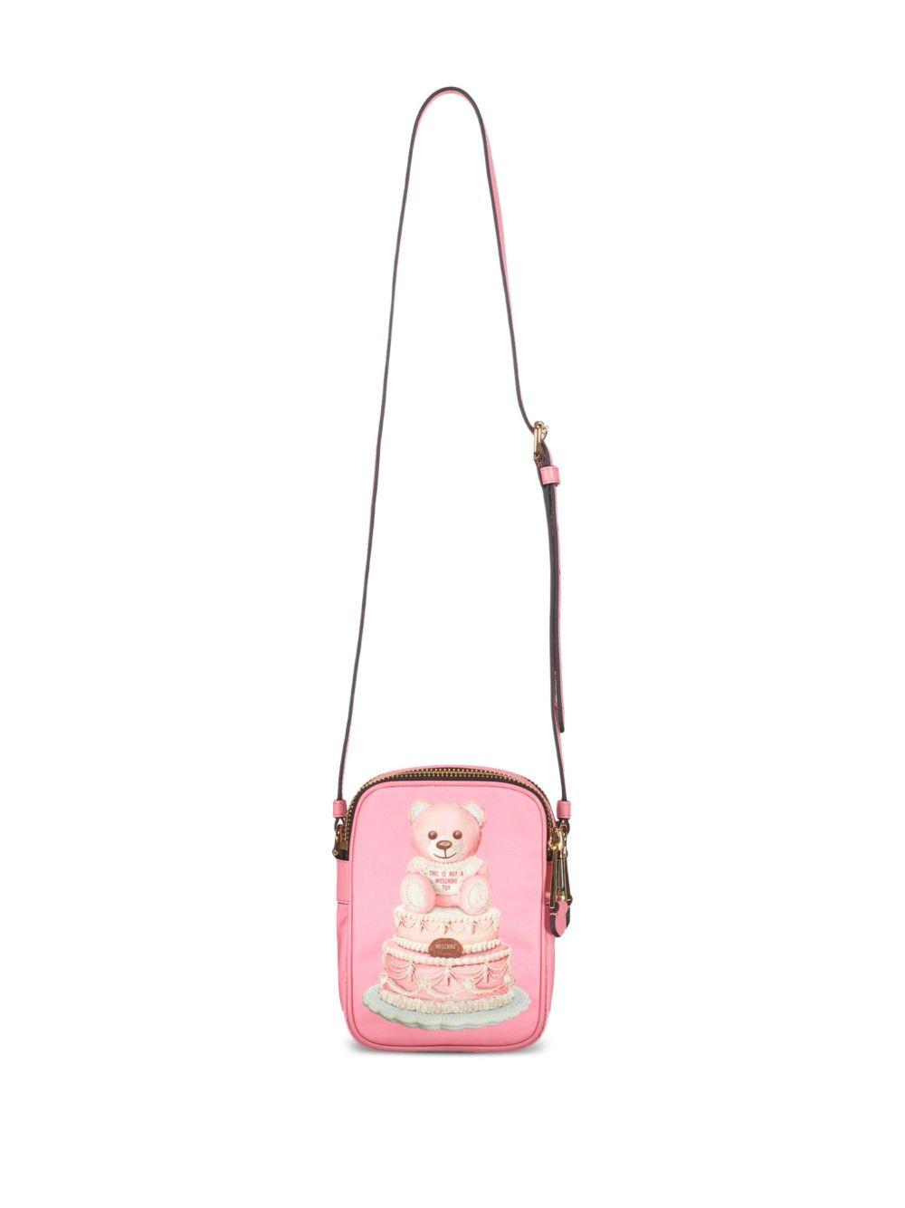 Teddy bear-print shoulder bag Product Image