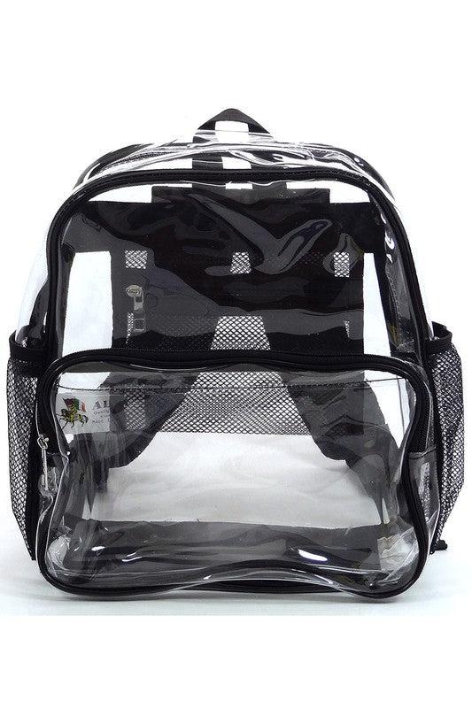 See Thru Clear Bag Backpack School Bag Product Image