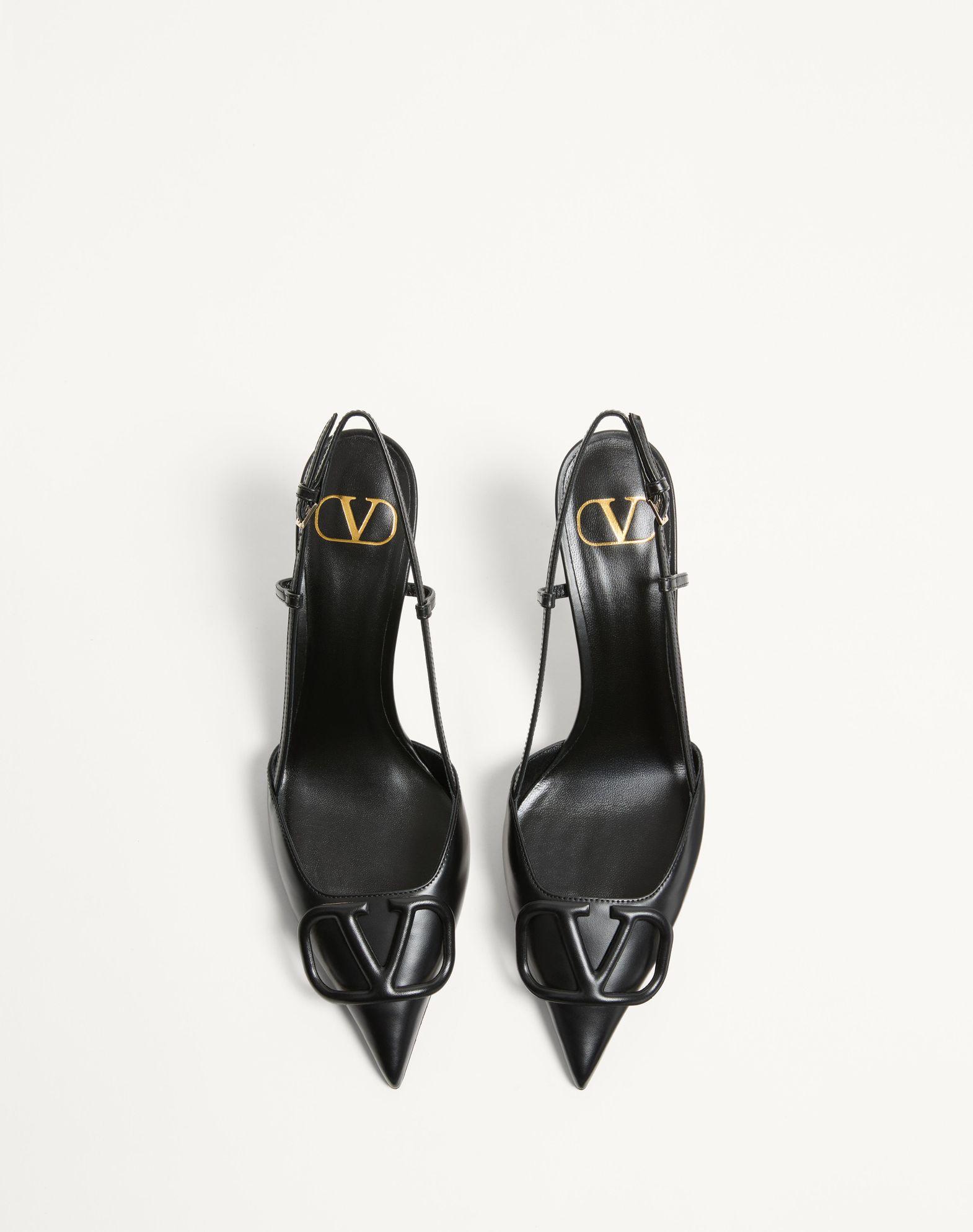 Vlogo Signature Calfskin Slingback Pump 80 Mm / 3.15 In. Product Image