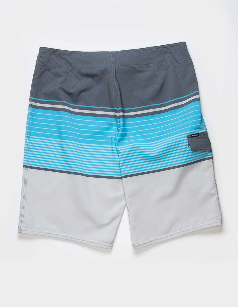 O'NEILL Lenox Stripe Mens 21'' Boardshorts - GRAY Product Image