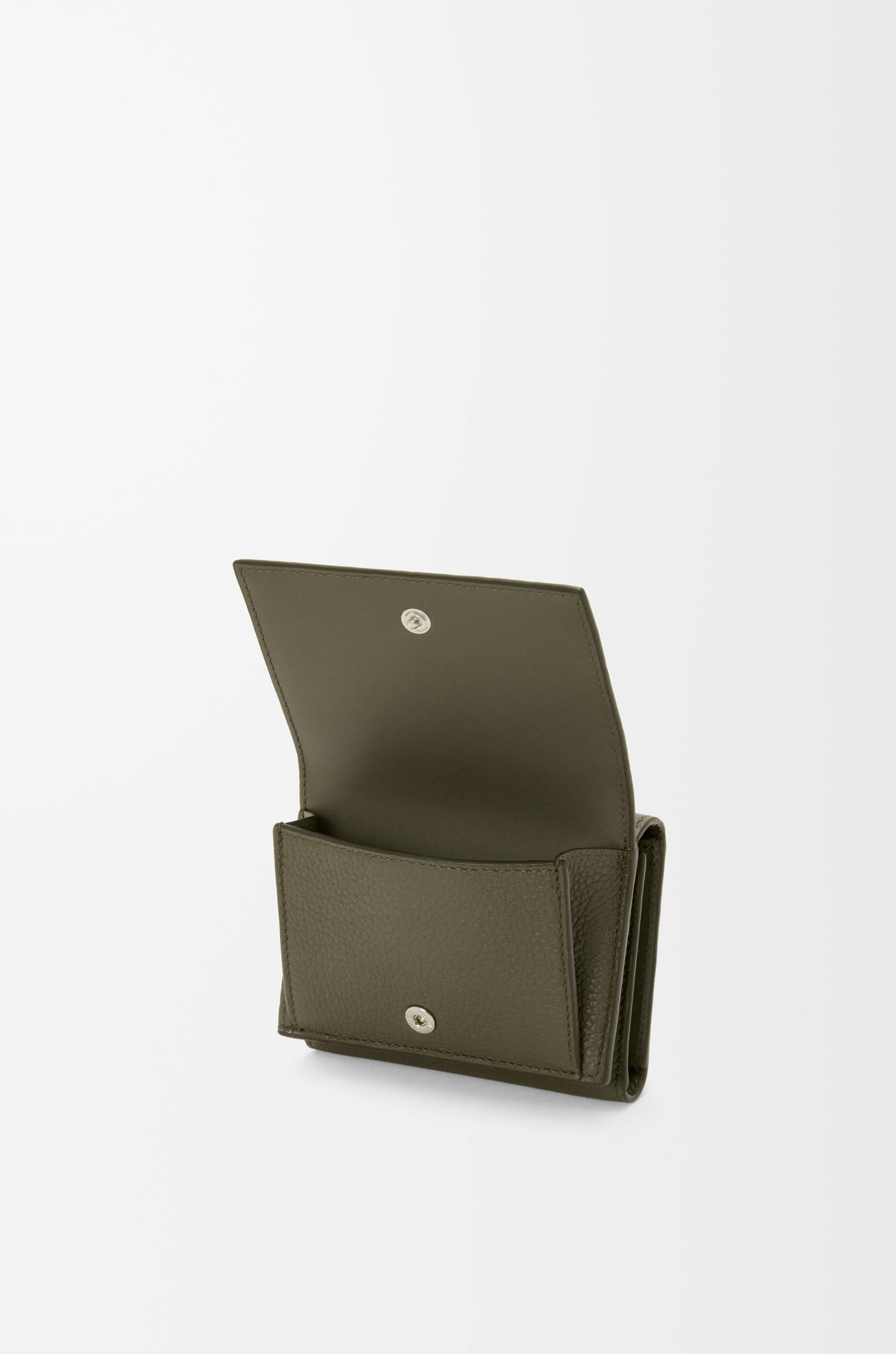 Trifold wallet in soft grained calfskin Product Image