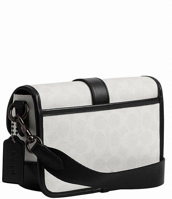 COACH League Signature Coated Canvas/Refined Calfskin Leather Crossbody Bag Product Image