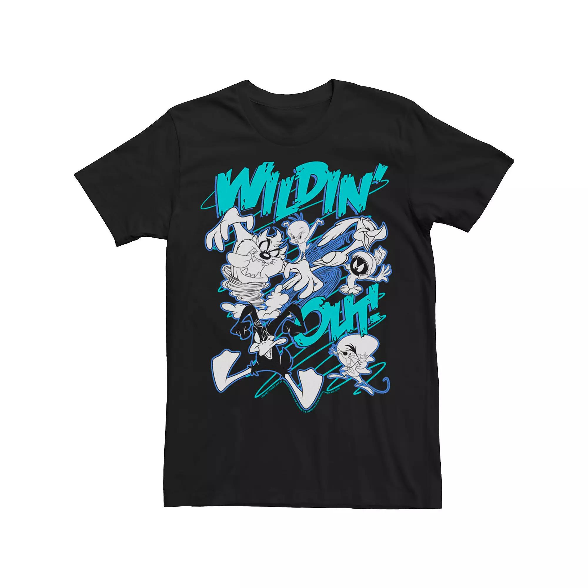 Men's Looney Tunes Wildin Group Shot Tee,  Product Image
