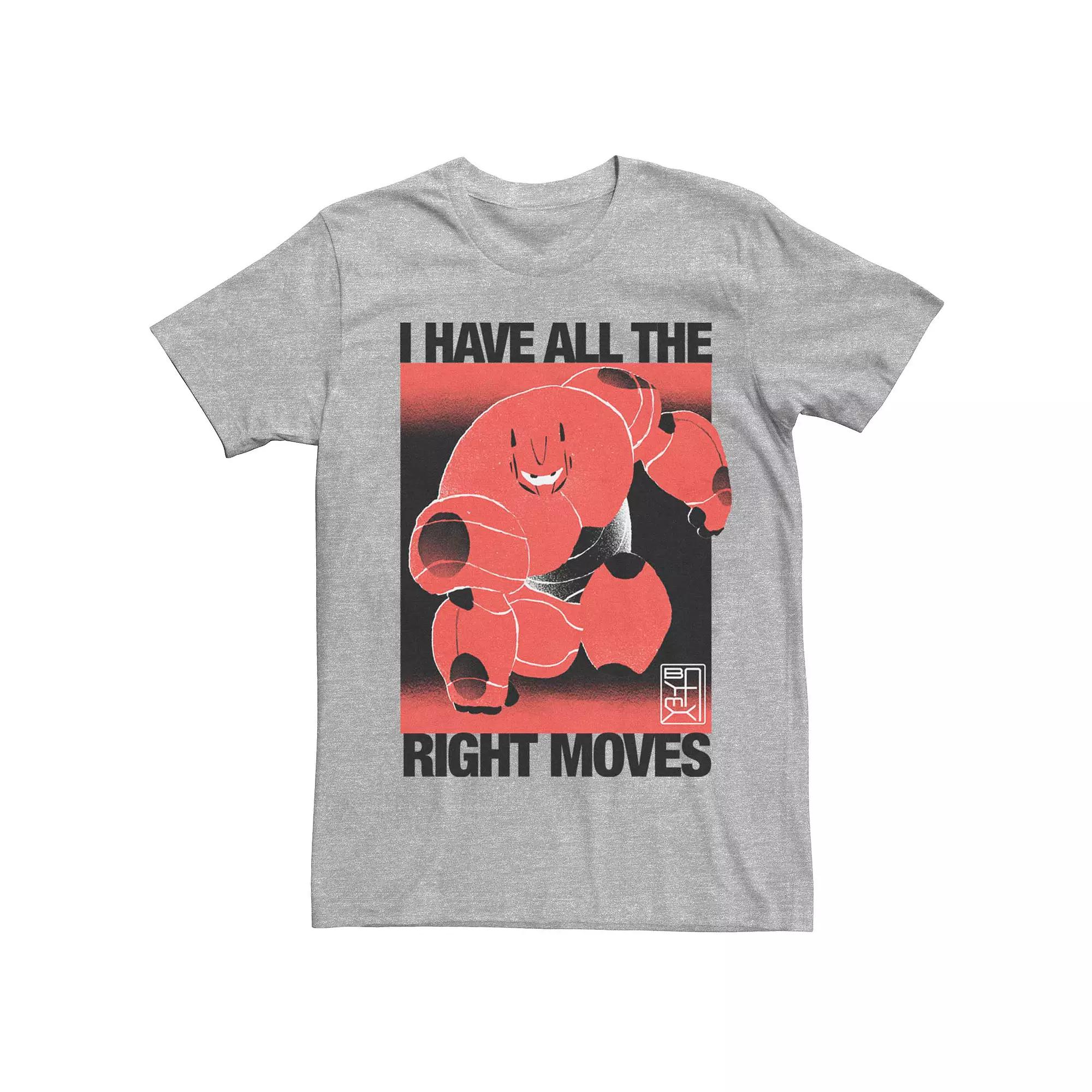 Disney's Big Hero 6 Baymax All The Right Moves Men's Graphic Tee,  Product Image