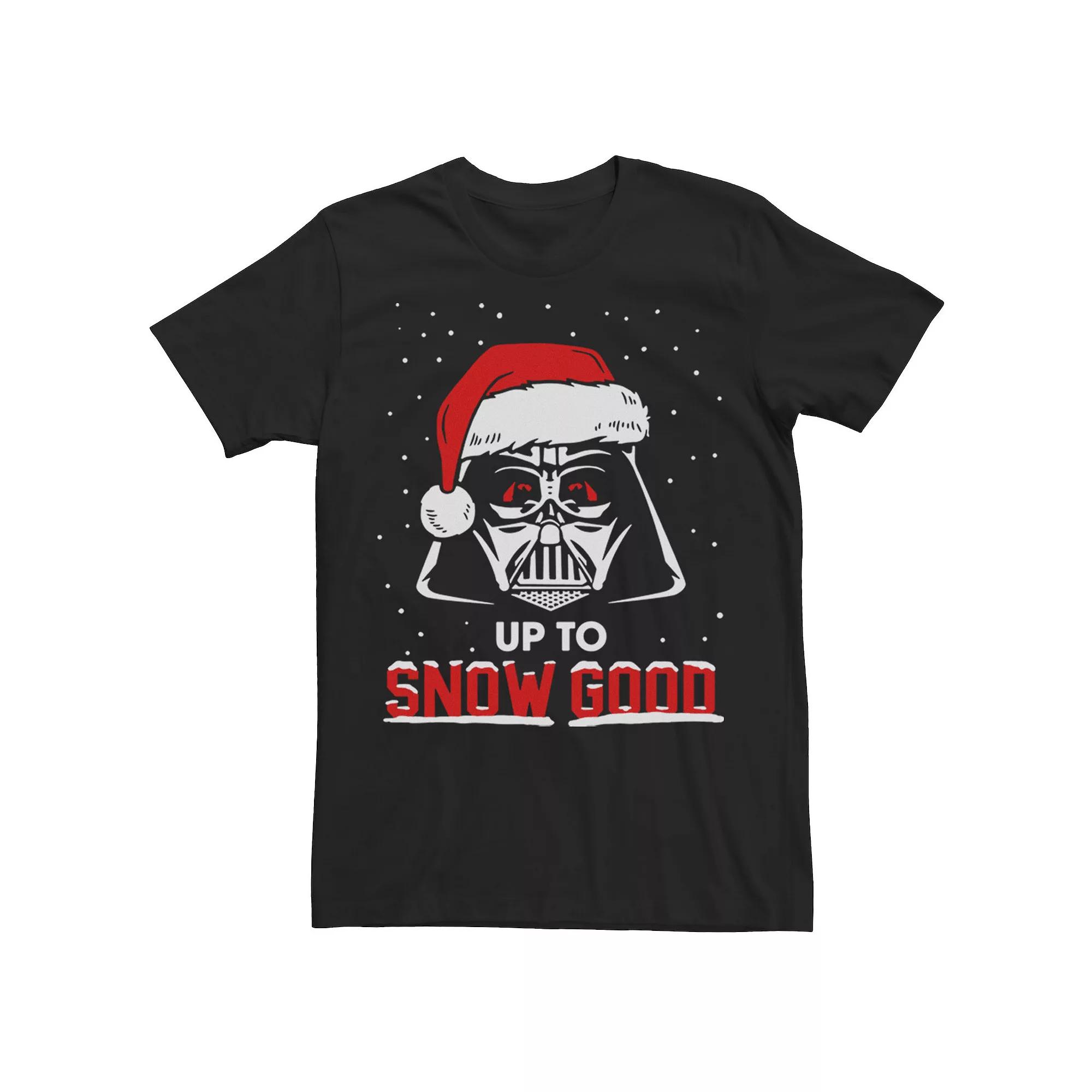 Men's Star Wars Darth Vader Up To Snow Good Tee,  Product Image