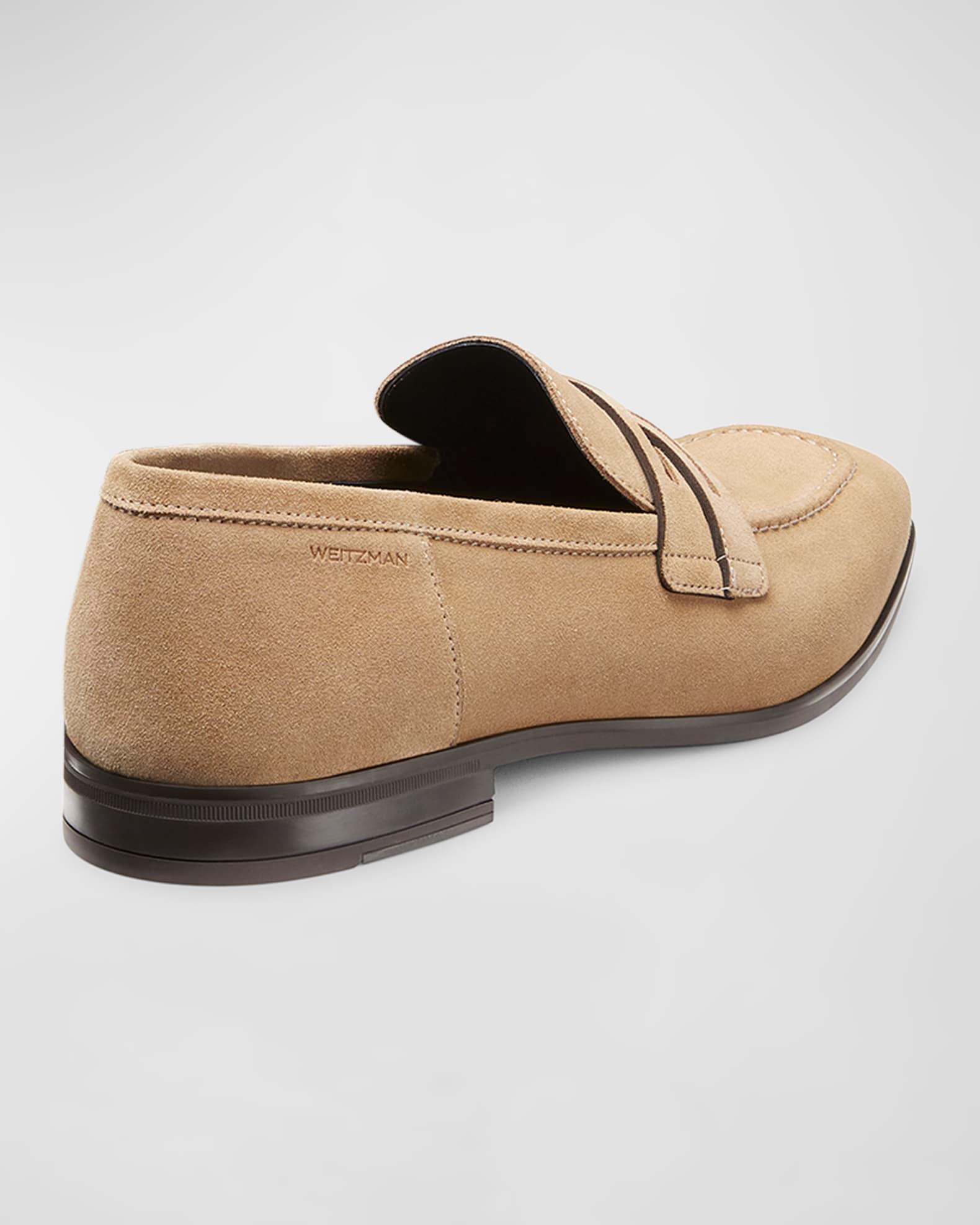 Mens Premiere Party Crystal-Embellished Suede Loafers Product Image