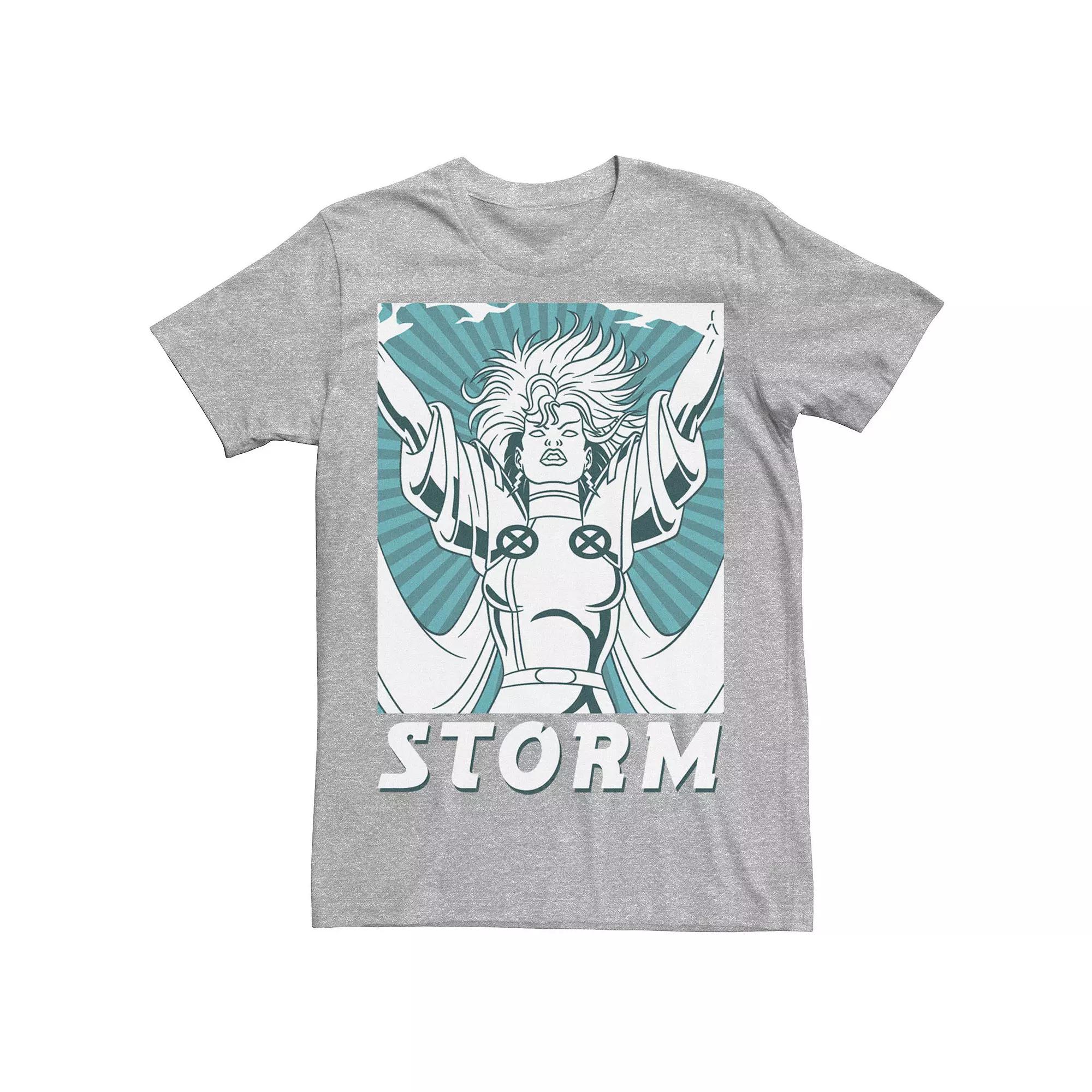 Men's Marvel X-Men Storm Propaganda Style Poster Tee,  Product Image