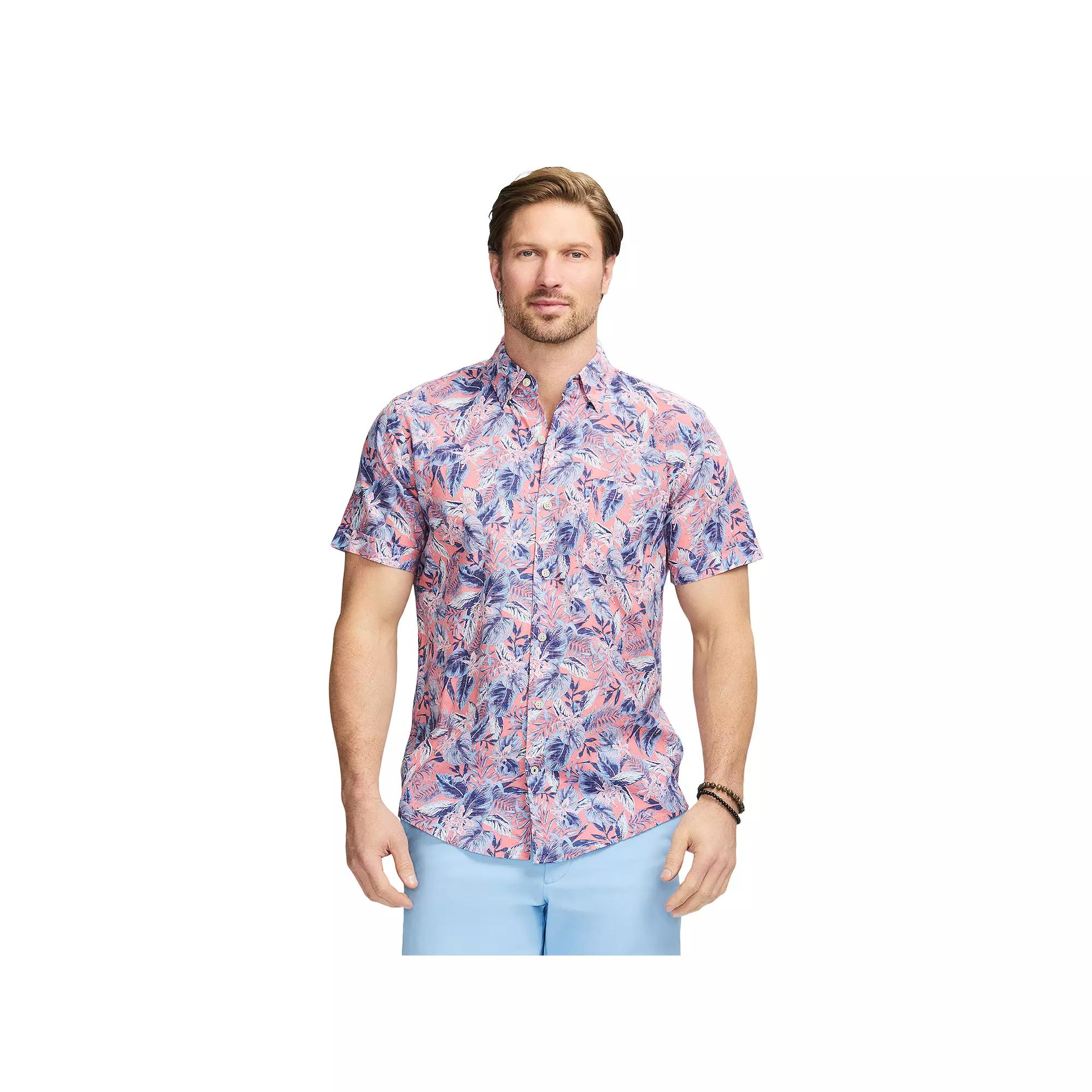Men's IZOD Dockside Short Sleeve Chambray,  Product Image