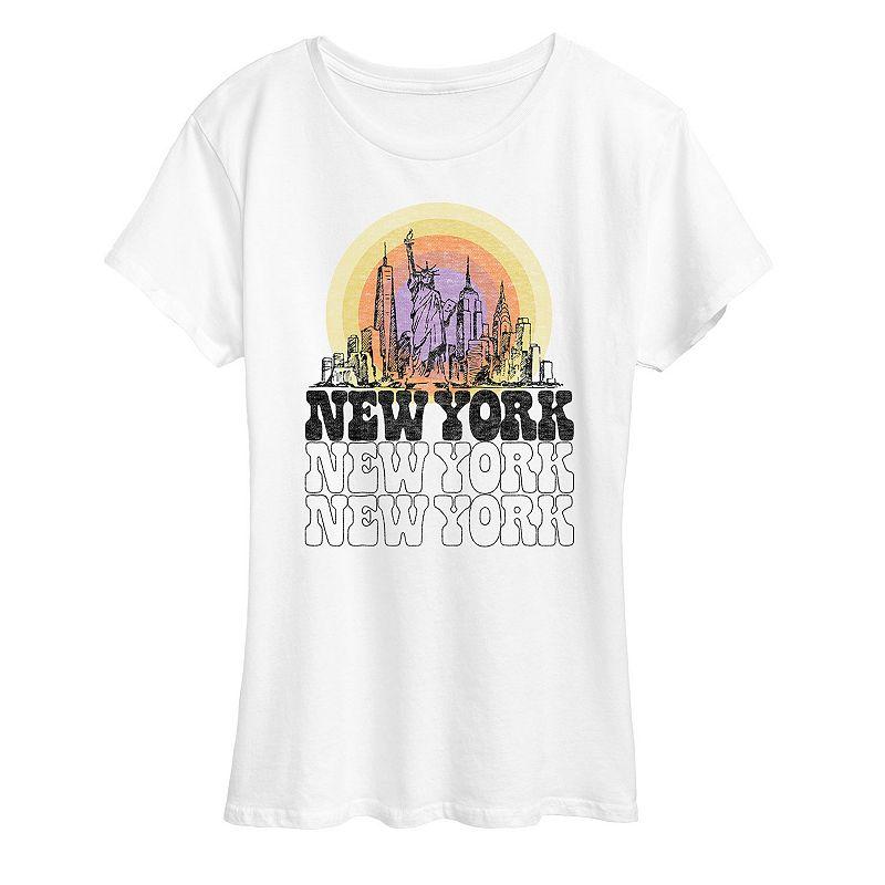 Women's New York Vintage Graphic Tee,  Product Image