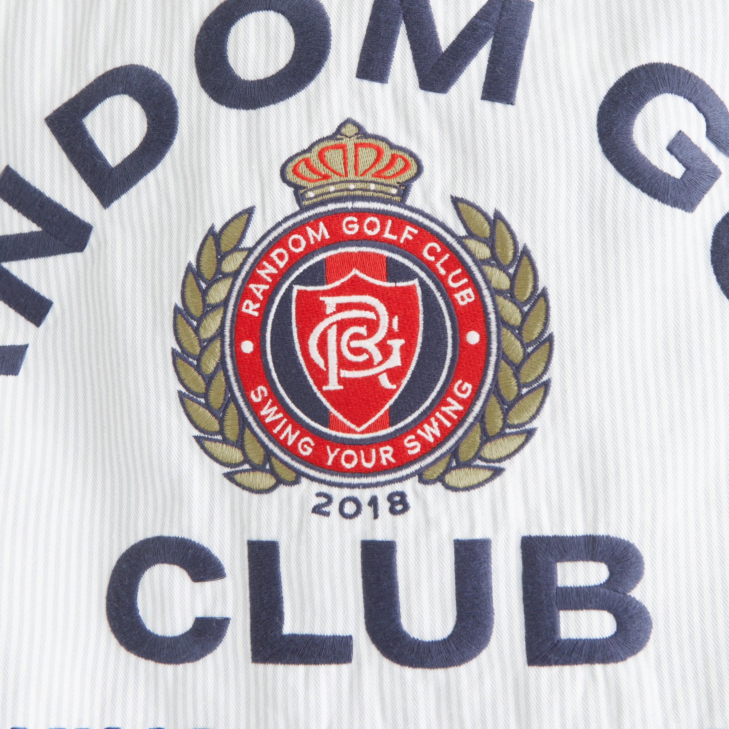 Short-Sleeve Cropped Random Golf Club Button-Up Shirt Product Image