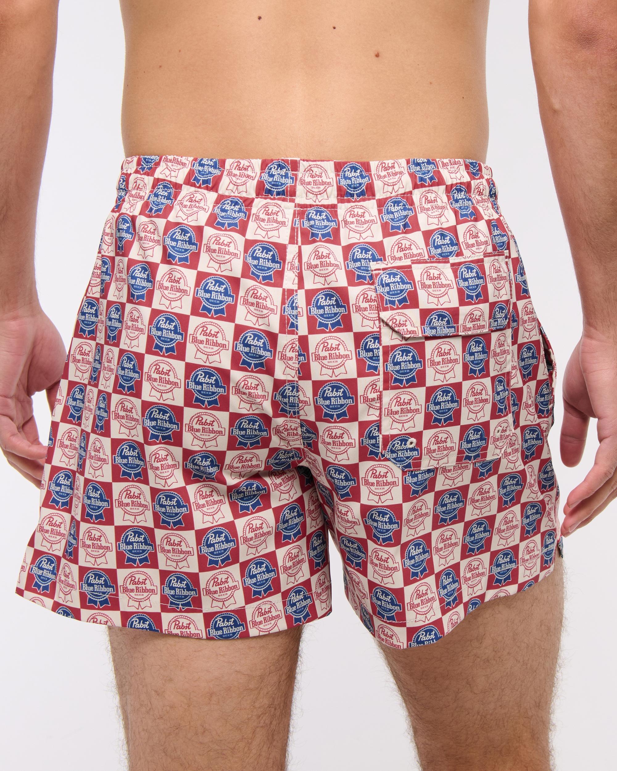 Pull-On Micro-Seersucker Swim Trunk Product Image