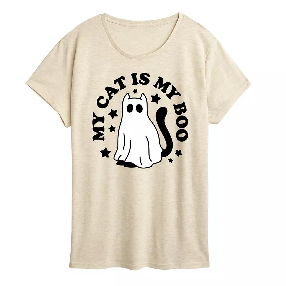 Women's My Cat Is My Boo Graphic Tee,  Product Image
