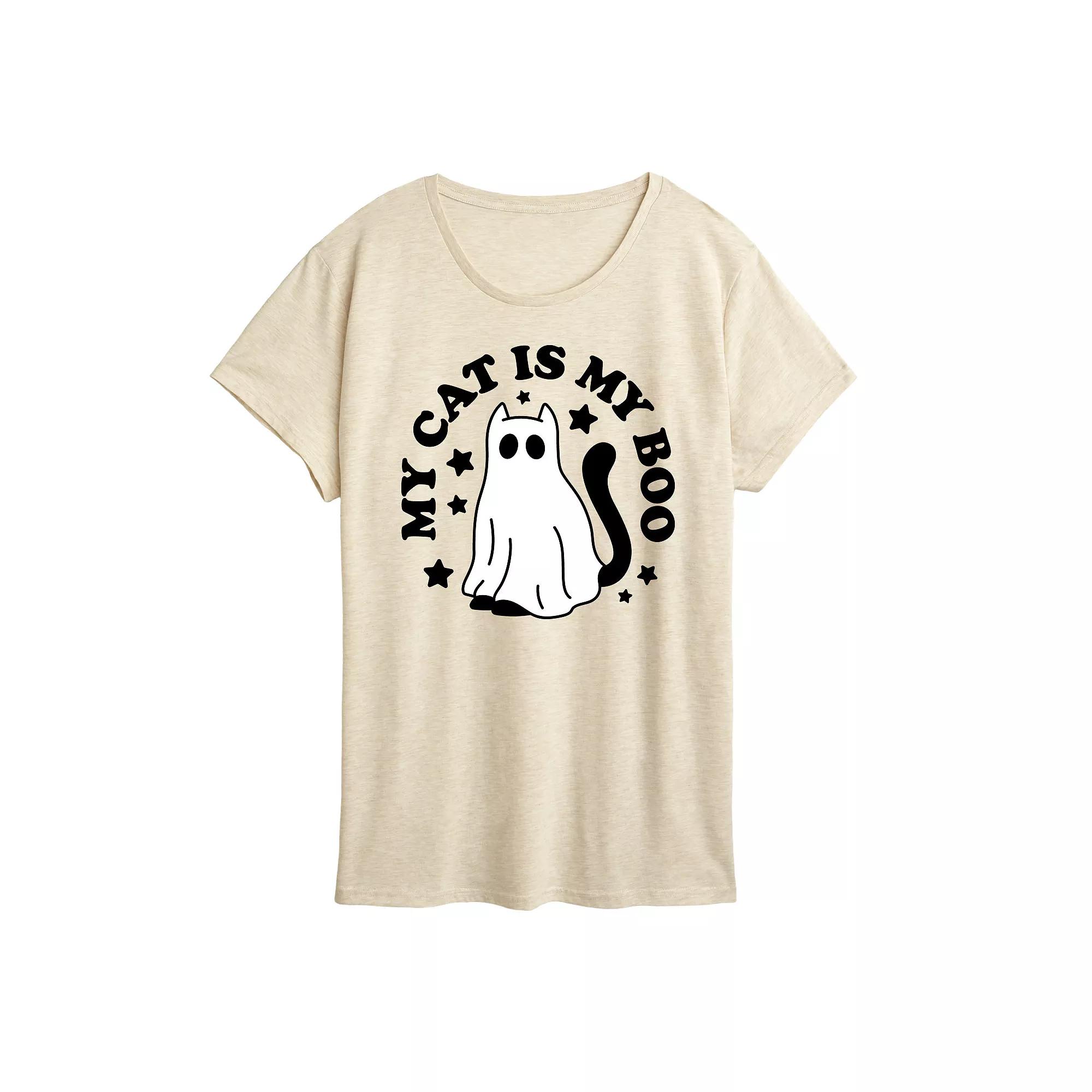 Women's My Cat Is My Boo Graphic Tee,  Product Image