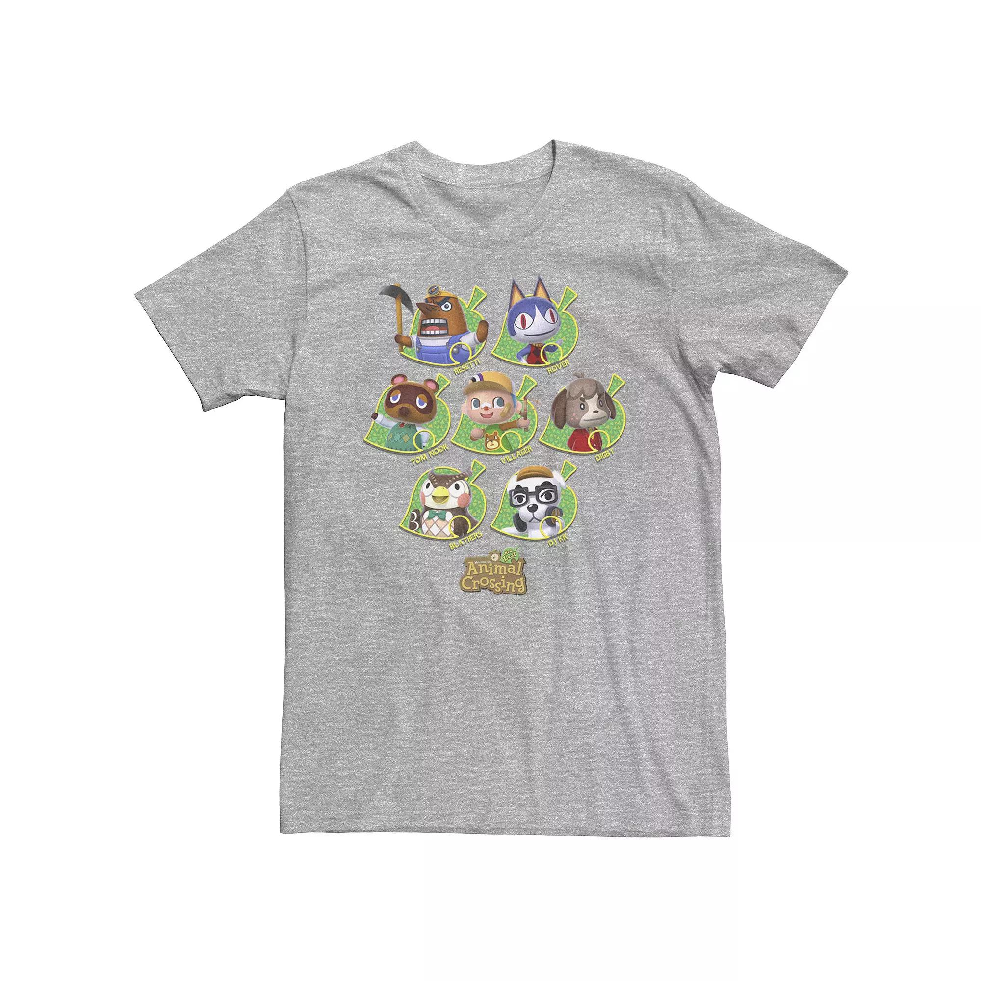 Big & Tall Nintendo Animal Crossing New Leaf Towns People Tee, Men's,  Product Image