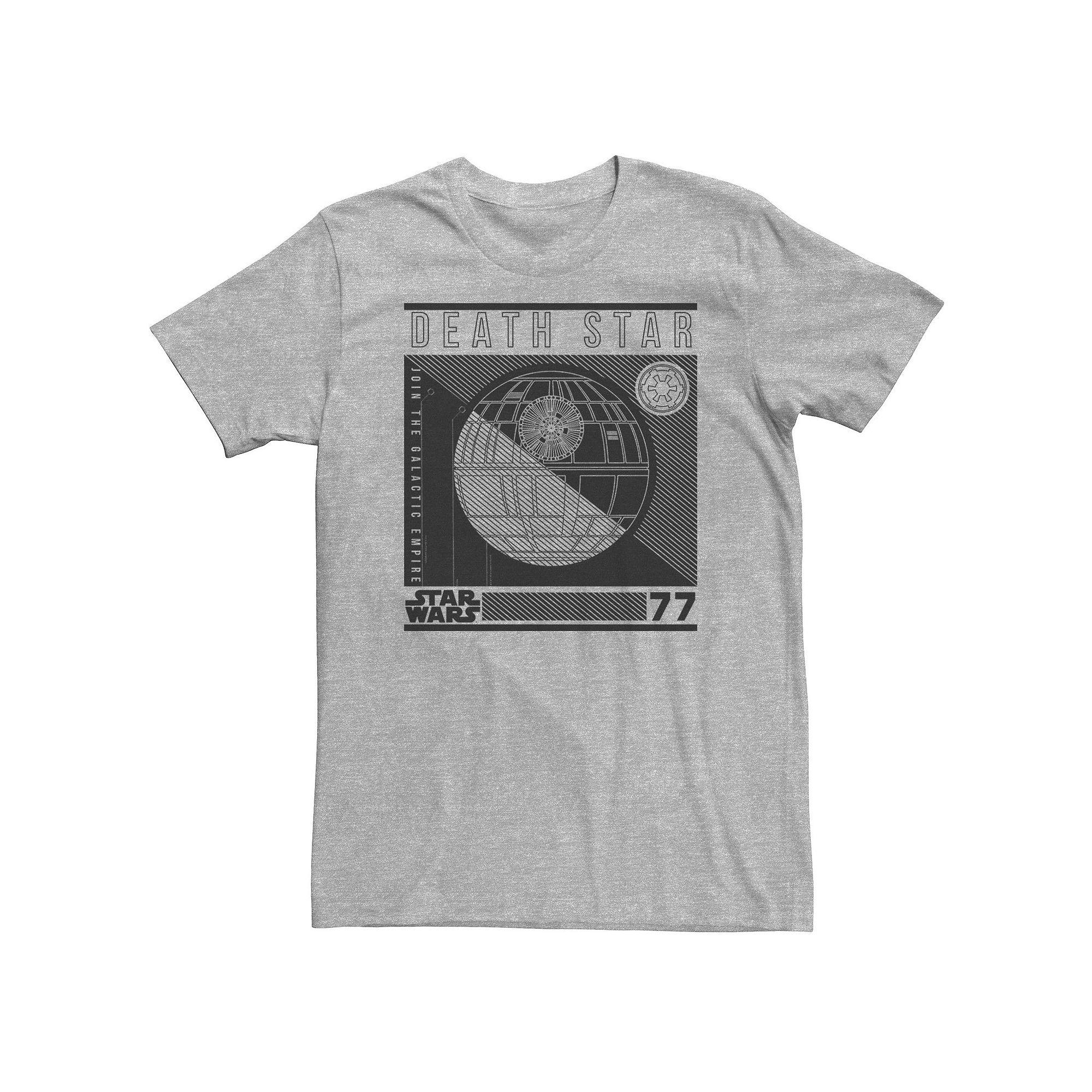 Big & Tall Star Wars Death Star Half Tone 77 Poster Tee, Men's,  Product Image