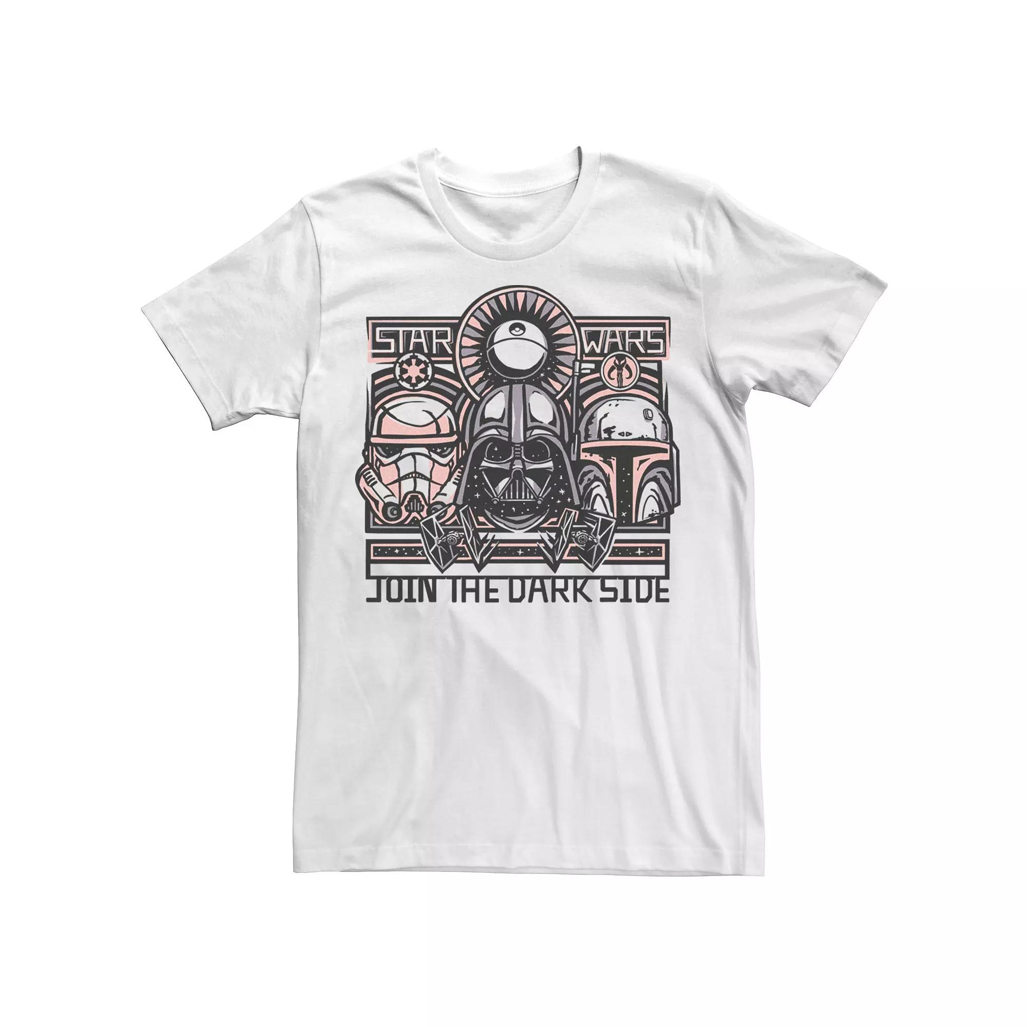 Men's Star Wars Join The Dark Side Boho Character Collage Tee,  Product Image