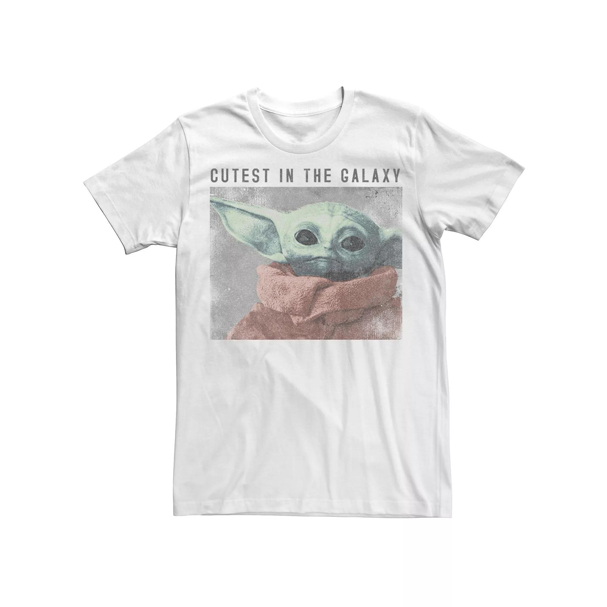 Men's Star Wars Galaxys Cutest Tee, Size: XL, White Product Image