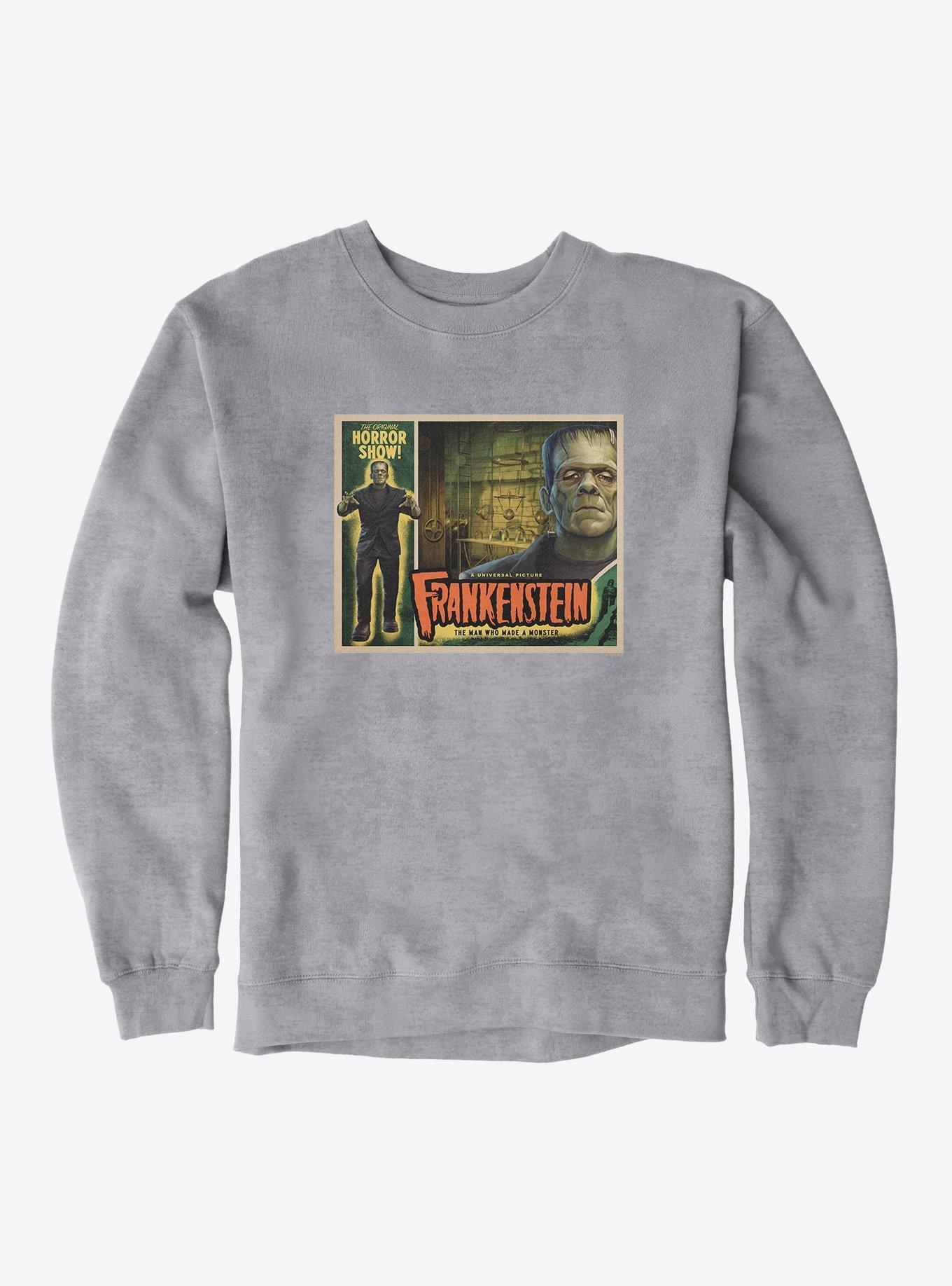 Frankenstein The Man Who Made A Monster Sweatshirt Product Image