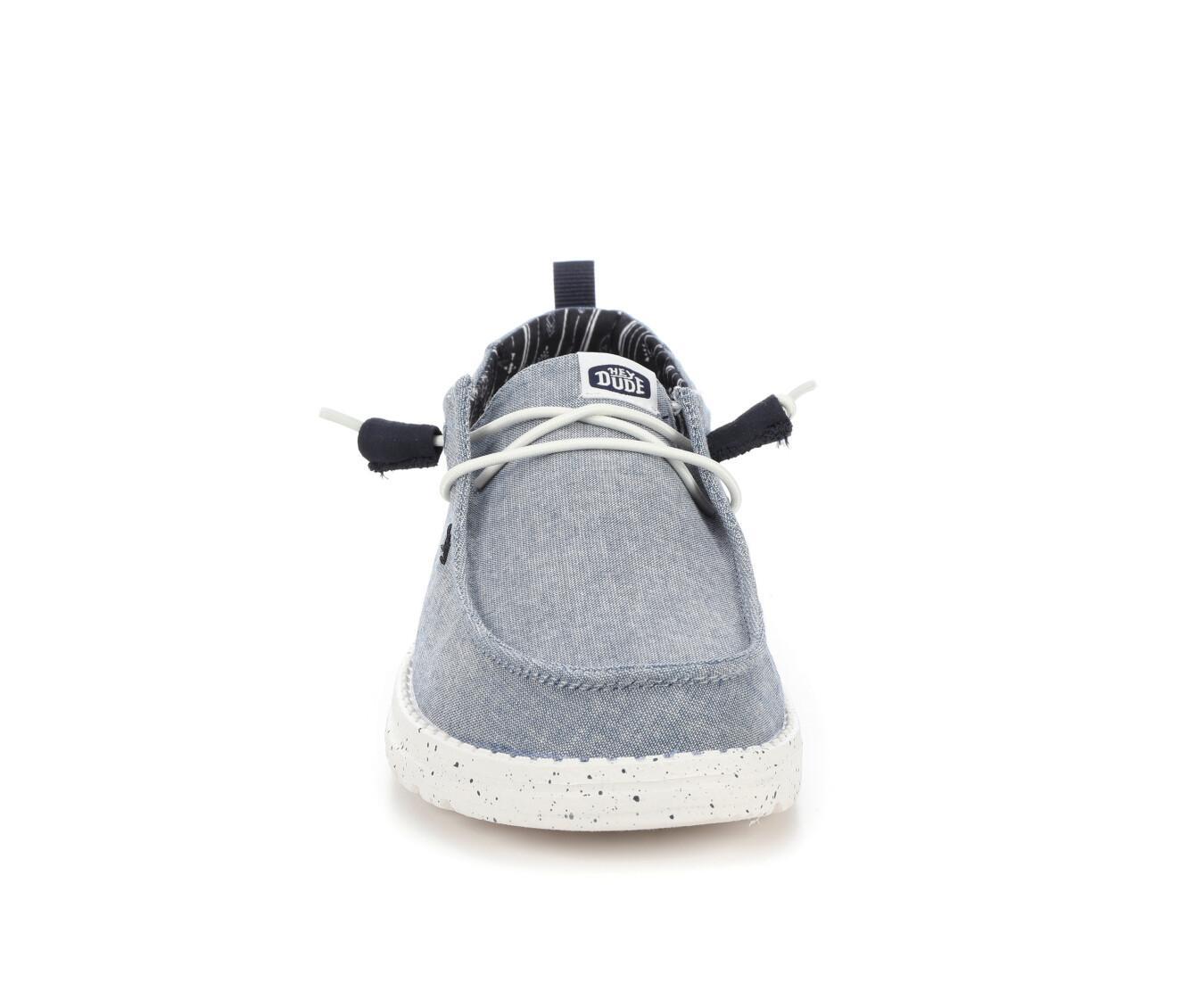Women's HEYDUDE Wendy Chambray Casual Shoes Product Image