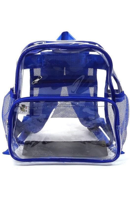 See Thru Clear Bag Backpack School Bag Product Image