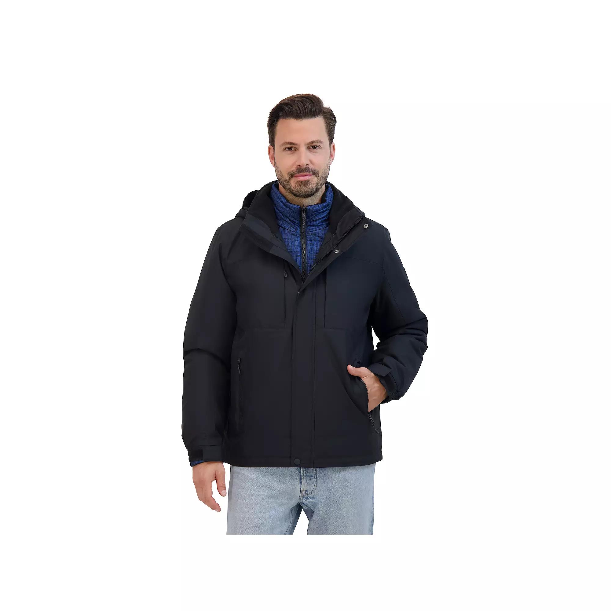 Men's ZeroXposur Grid Dobby 2-In-1 Hooded Shell with Inner Coat,  Product Image