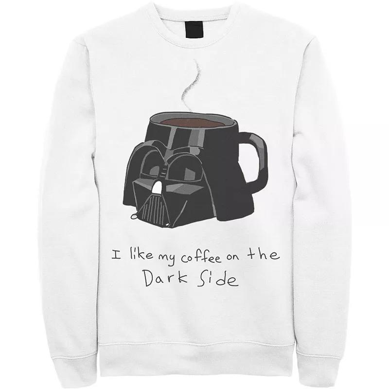 Men's Star Wars Darth Vader Mug I Like My Coffee On The Dark Side Sweatshirt,  Product Image