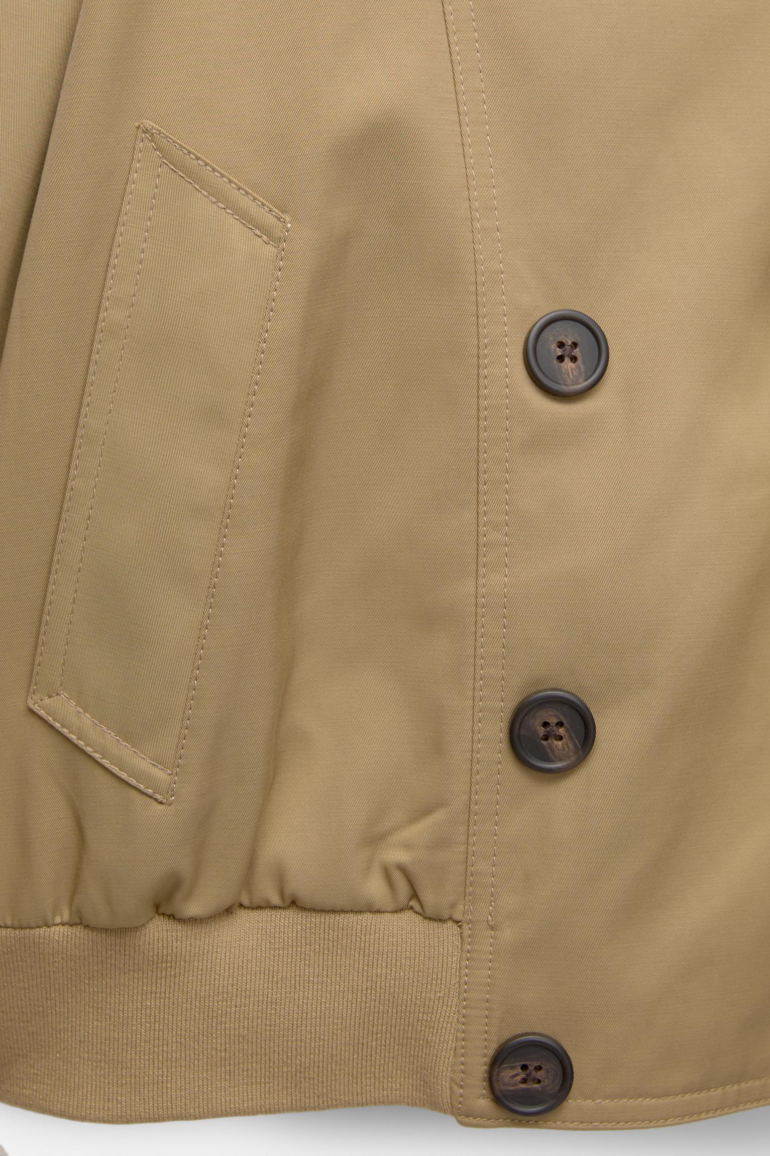 Ribbed short trench coat Product Image