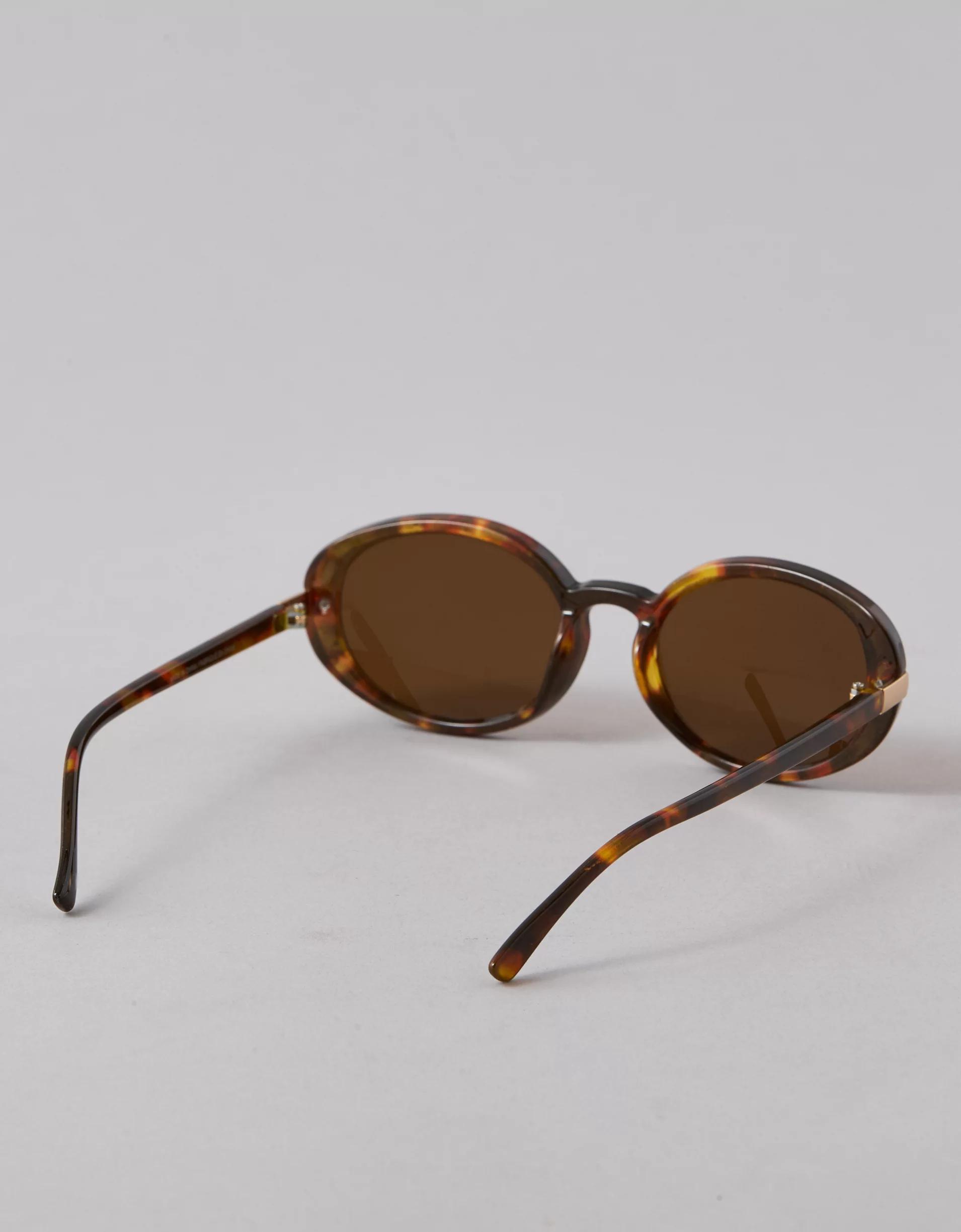 AE Round Tortoise Shell Sunglasses Product Image
