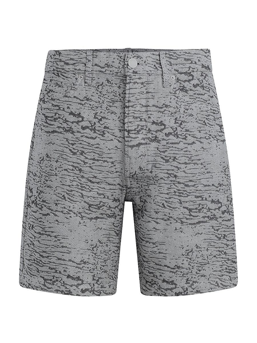 Mens Clint Jacquard Denim Shorts Product Image
