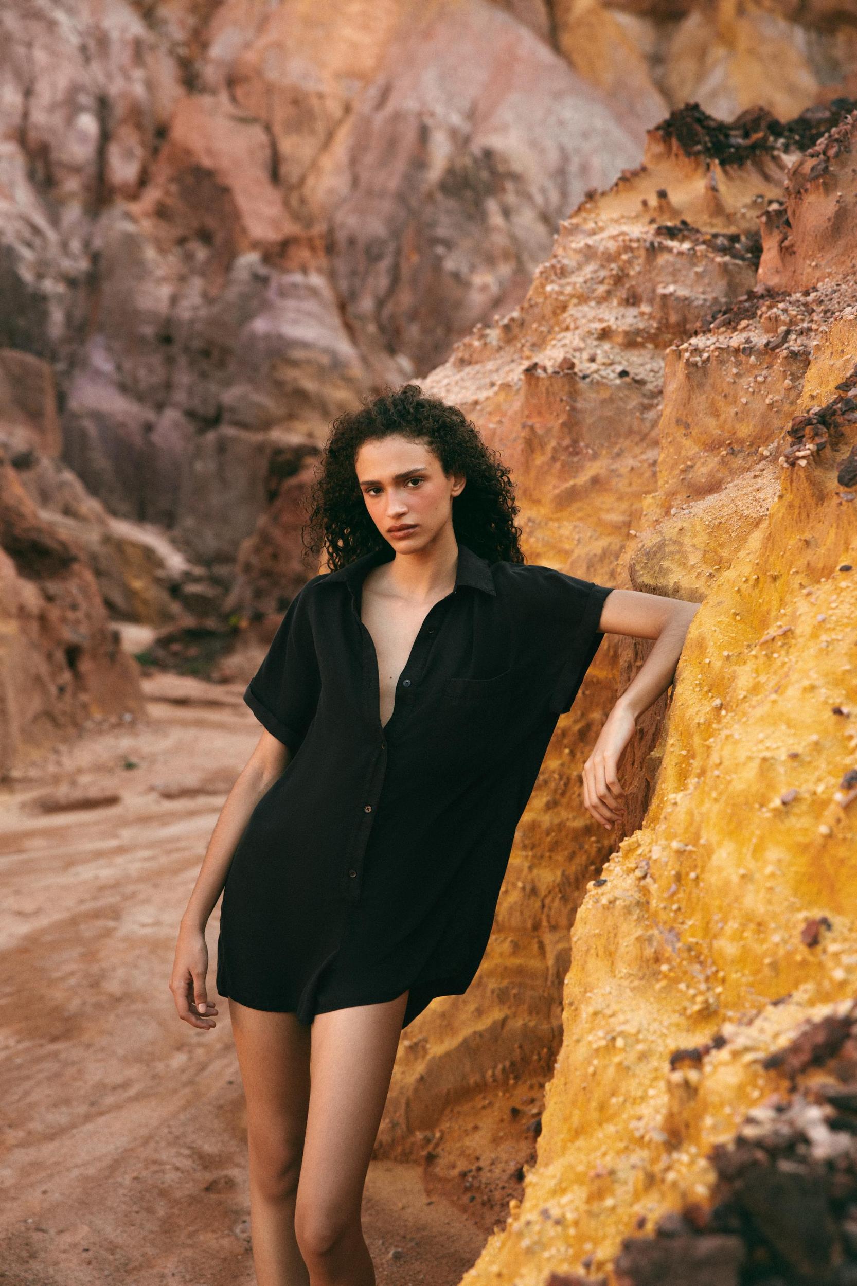 FLOWY POCKET JUMPSUIT Product Image