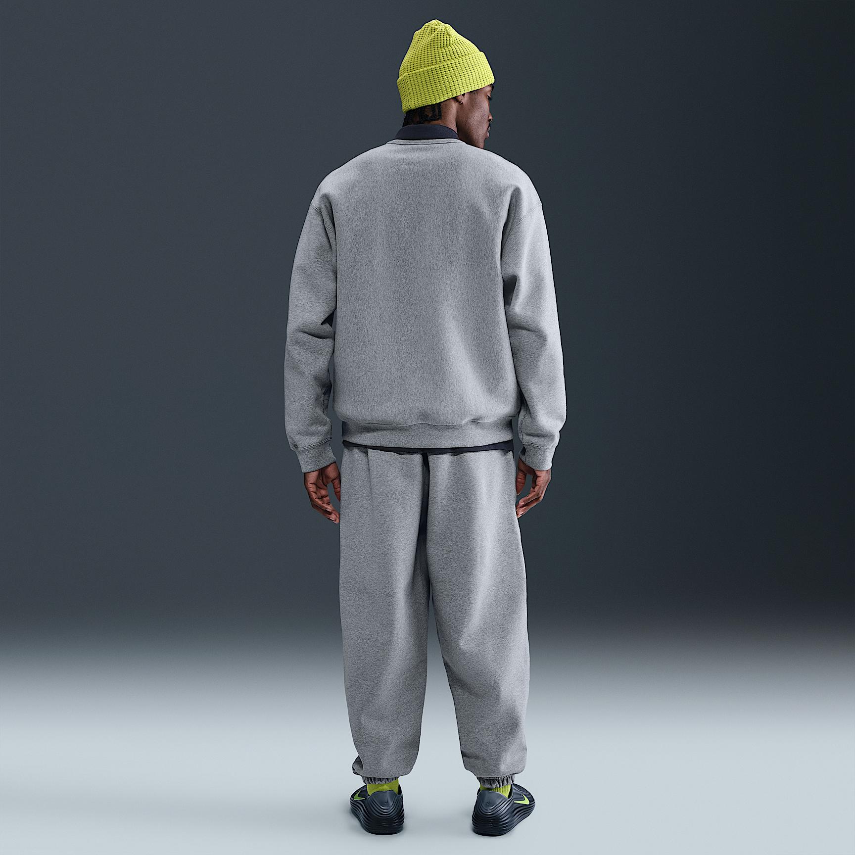 Nike Mens Solo Swoosh Cuffed Fleece Pants | HV1088-063 Product Image