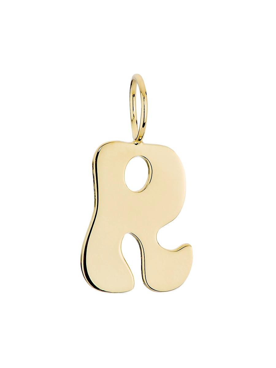 Womens Kelso 18K-Gold-Plated Initial Charm Product Image
