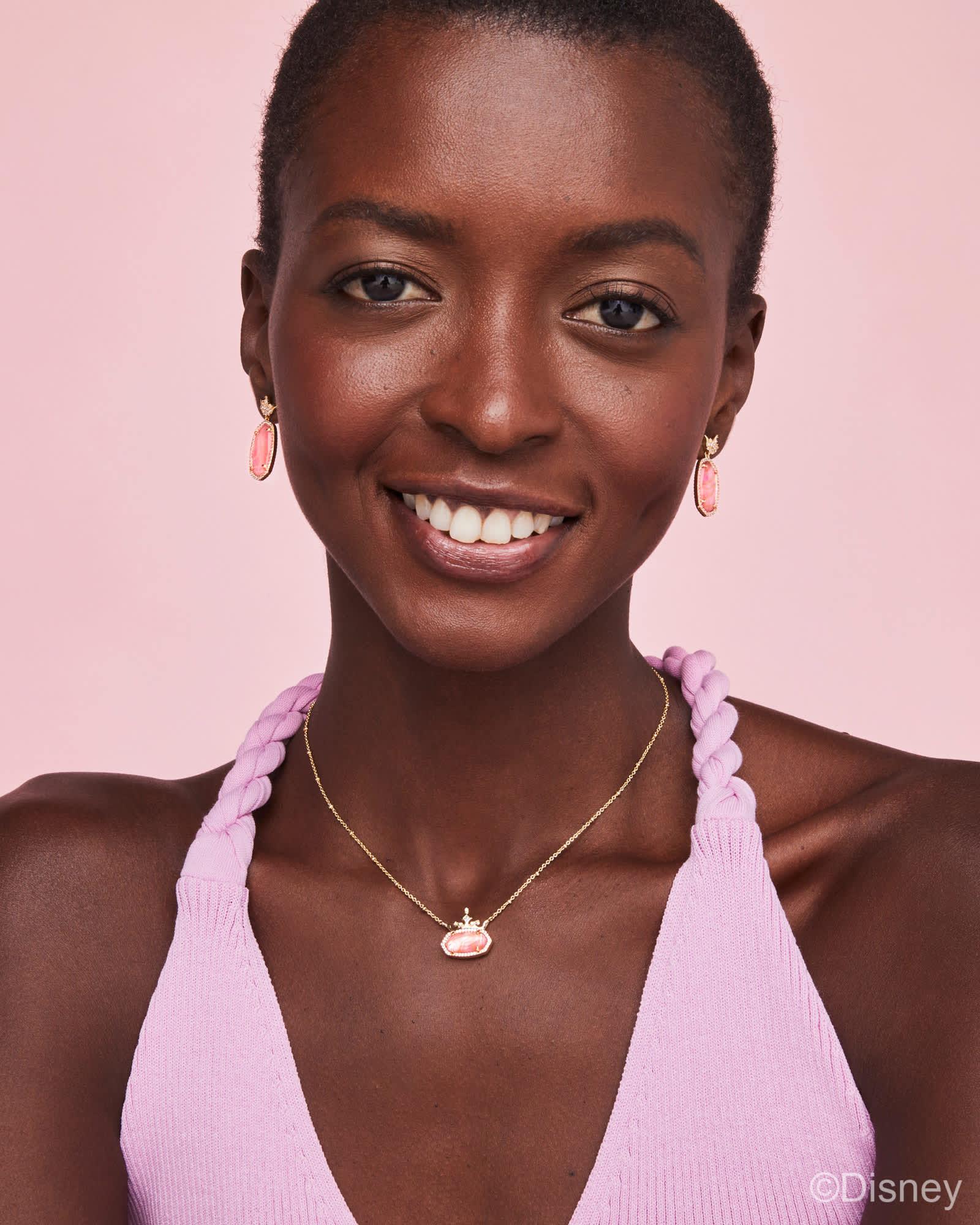 Disney | Kendra Scott Dana Princess Gold Drop Earrings Product Image