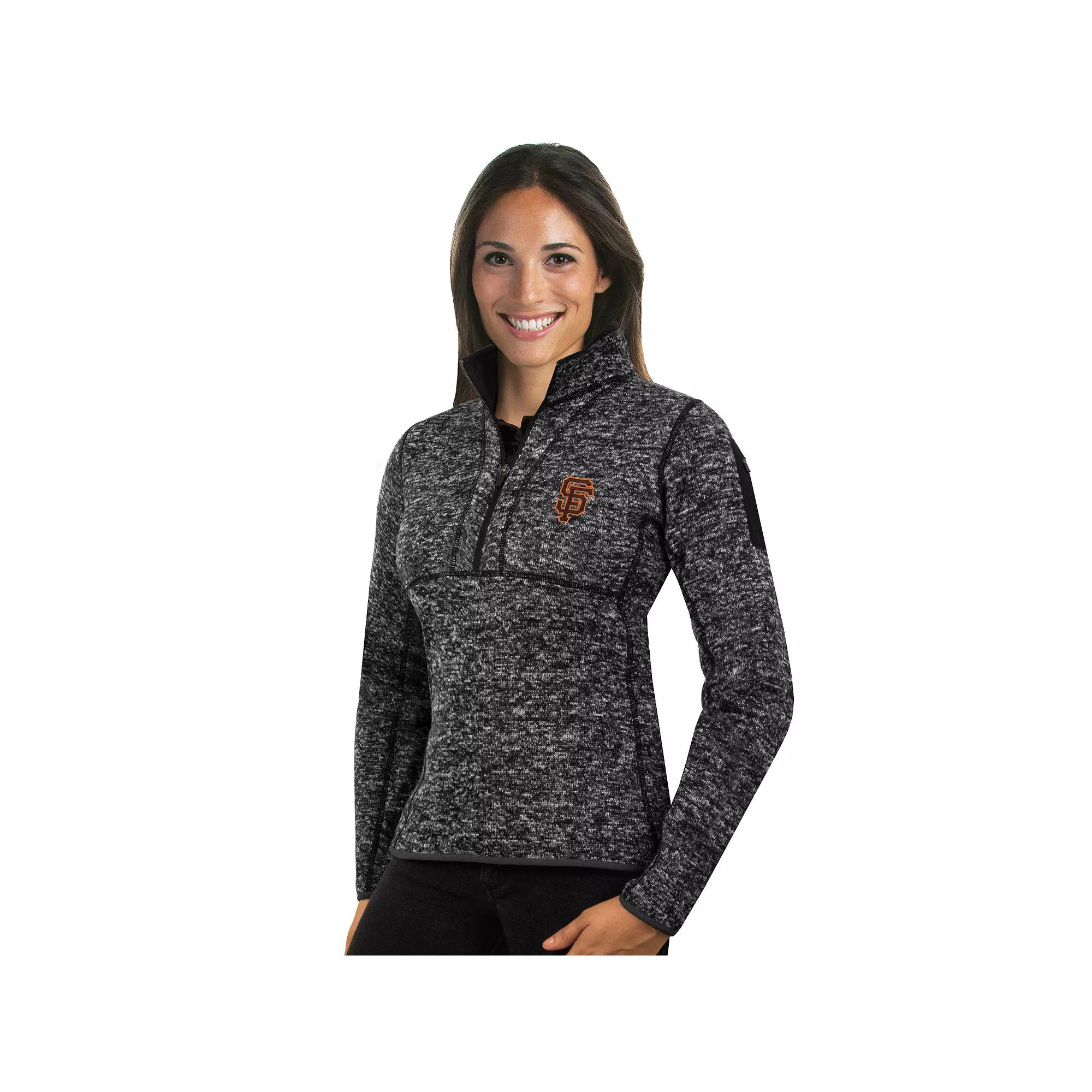 Women's Antigua San Francisco Giants Fortune Midweight Pullover Sweater,  Product Image