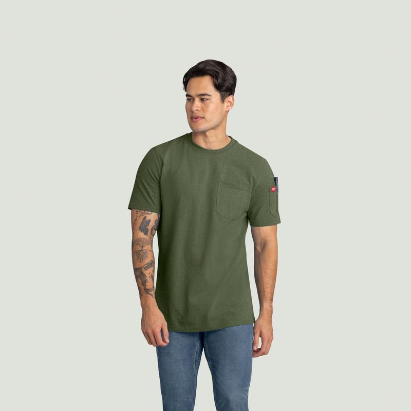 Red Kap Men's Slim Fit Cotton Pocket T-Shirt Product Image