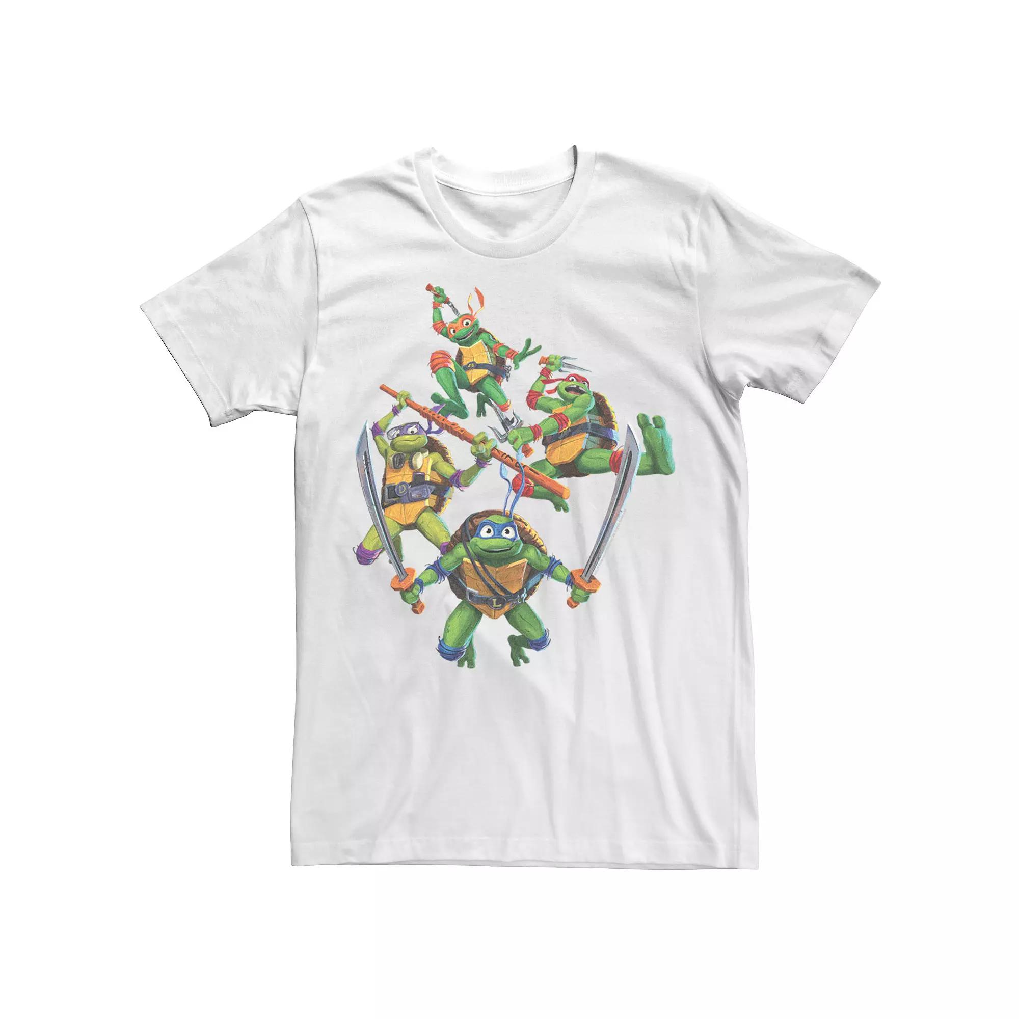 Men's TMNT Mutant Mayhem Turtle Attack Graphic Tee,  Product Image
