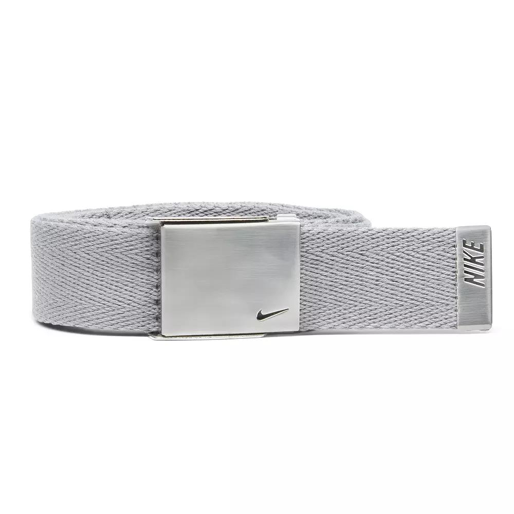 Men's Nike Golf Single Web Belt, Light Grey Product Image