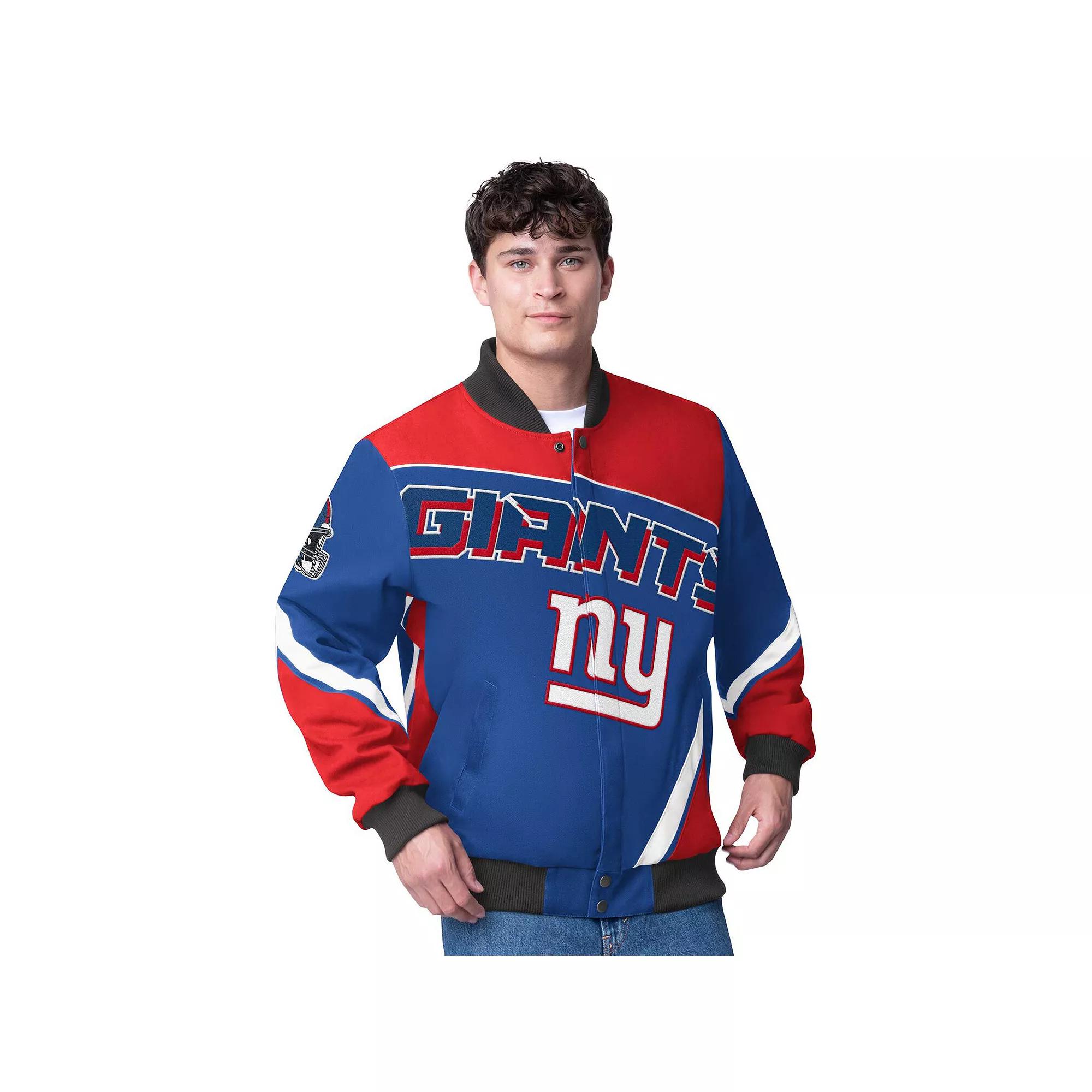 Men's G-III Extreme Royal New York Giants Maximum Racing Full-Snap Jacket,  Product Image