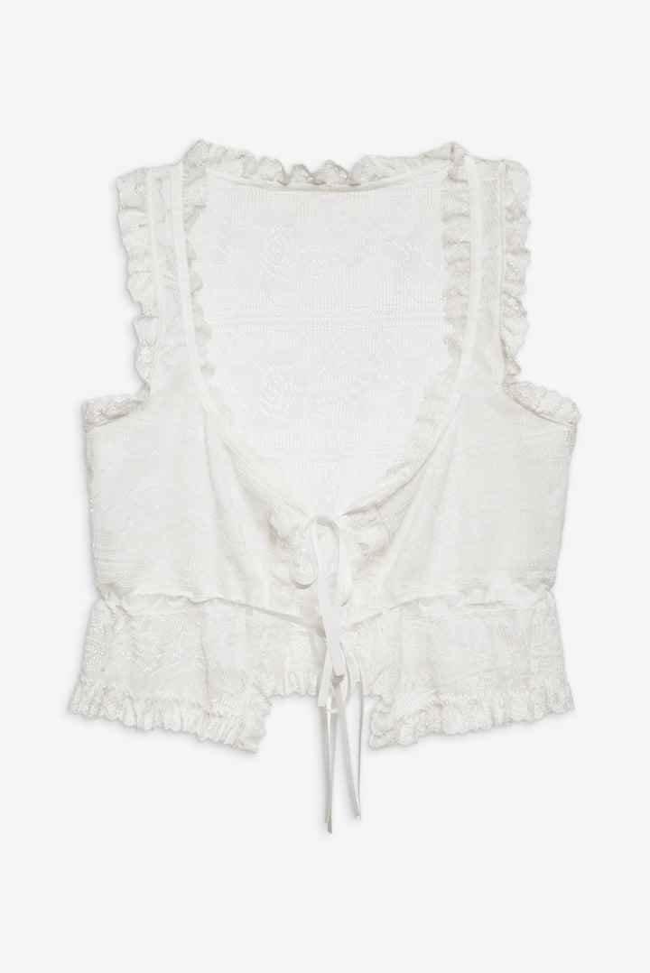 Antique Store Lace Top — White Product Image
