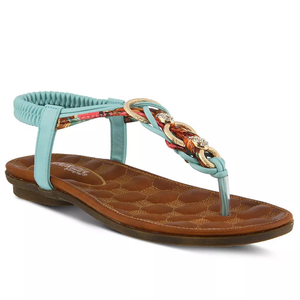Patrizia Gadelina Women's T-Strap Sandals,  Product Image