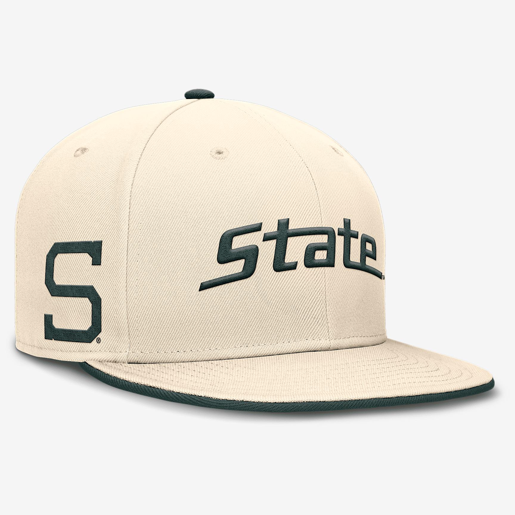 Michigan State Spartans Primetime True Nike Mens Dri-FIT College Fitted Hat | NC110C3DMST-4EN Product Image