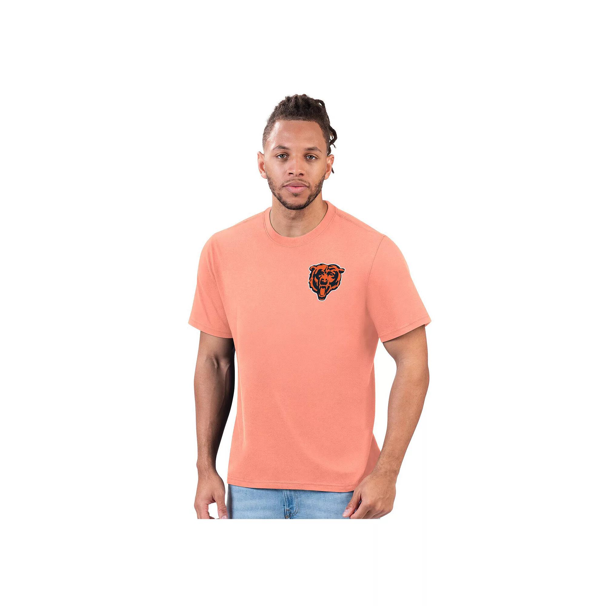 Men's Margaritaville Orange Chicago Bears Flip Flop T-Shirt,  Product Image