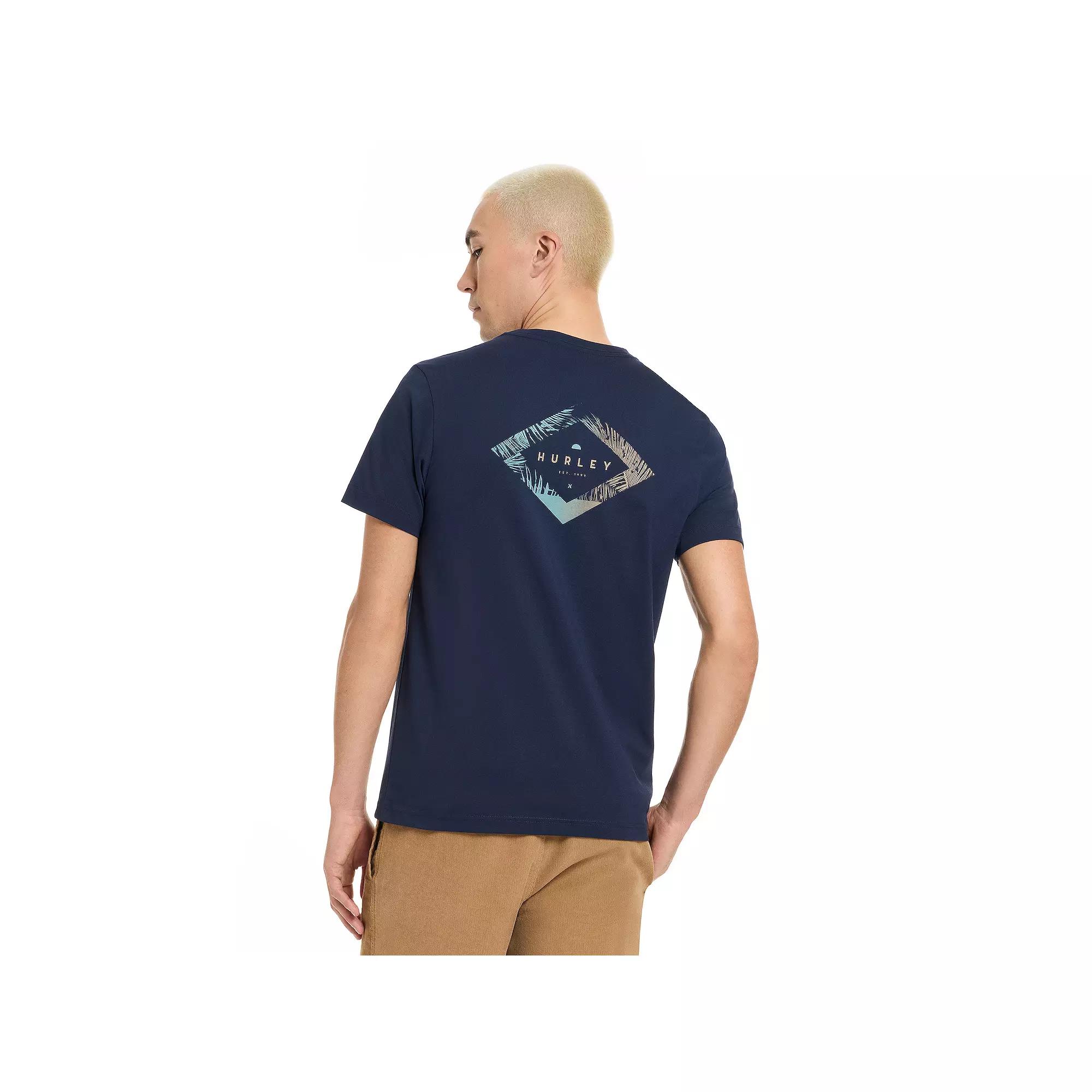 Men's Hurley Graphic Tee, Size: Small, Blue Product Image